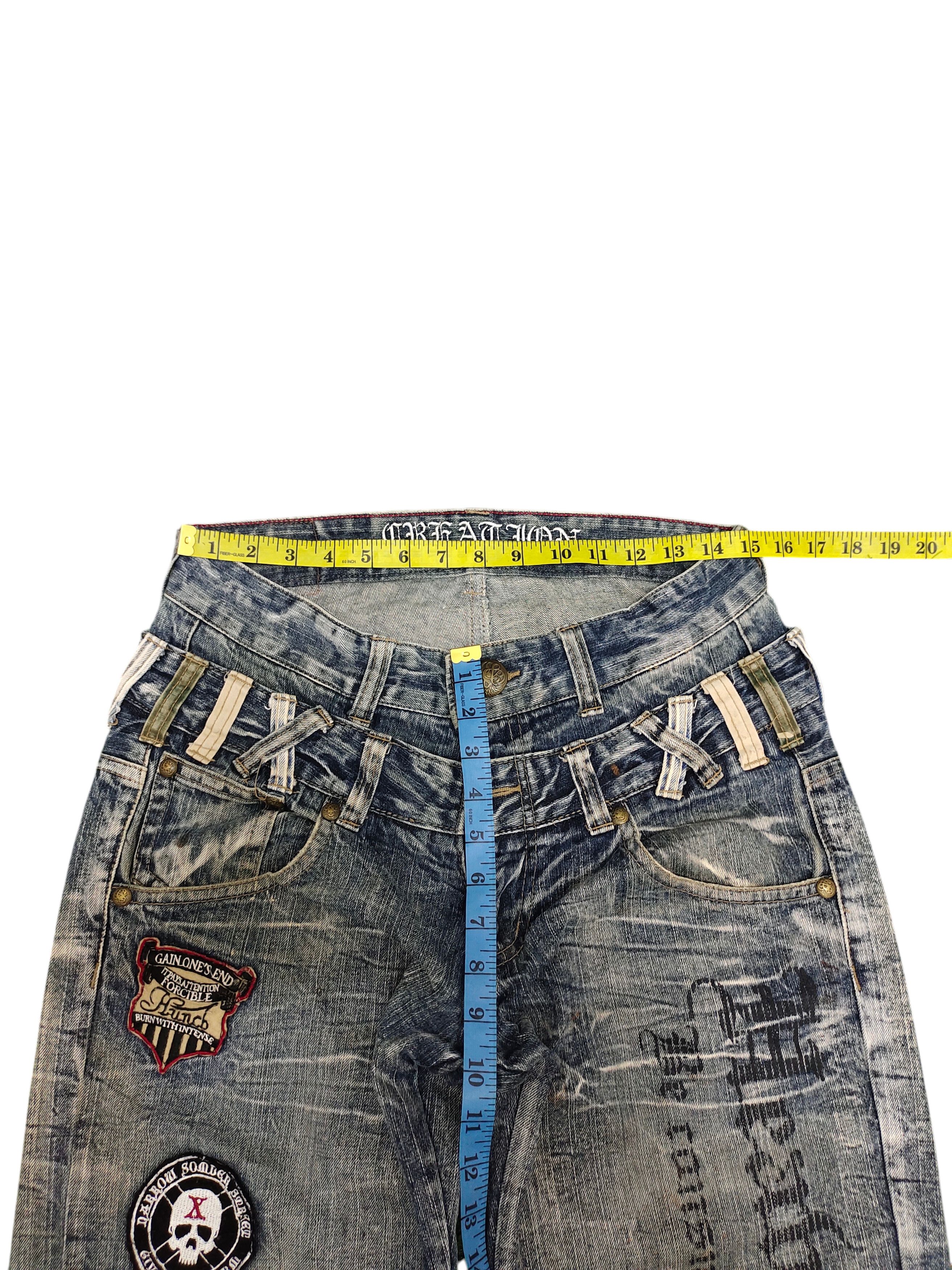 Undercover Creation Japan Double Waist Patchwork Clawmark Distress Jean Size US 32 / EU 48 - 14 Thumbnail
