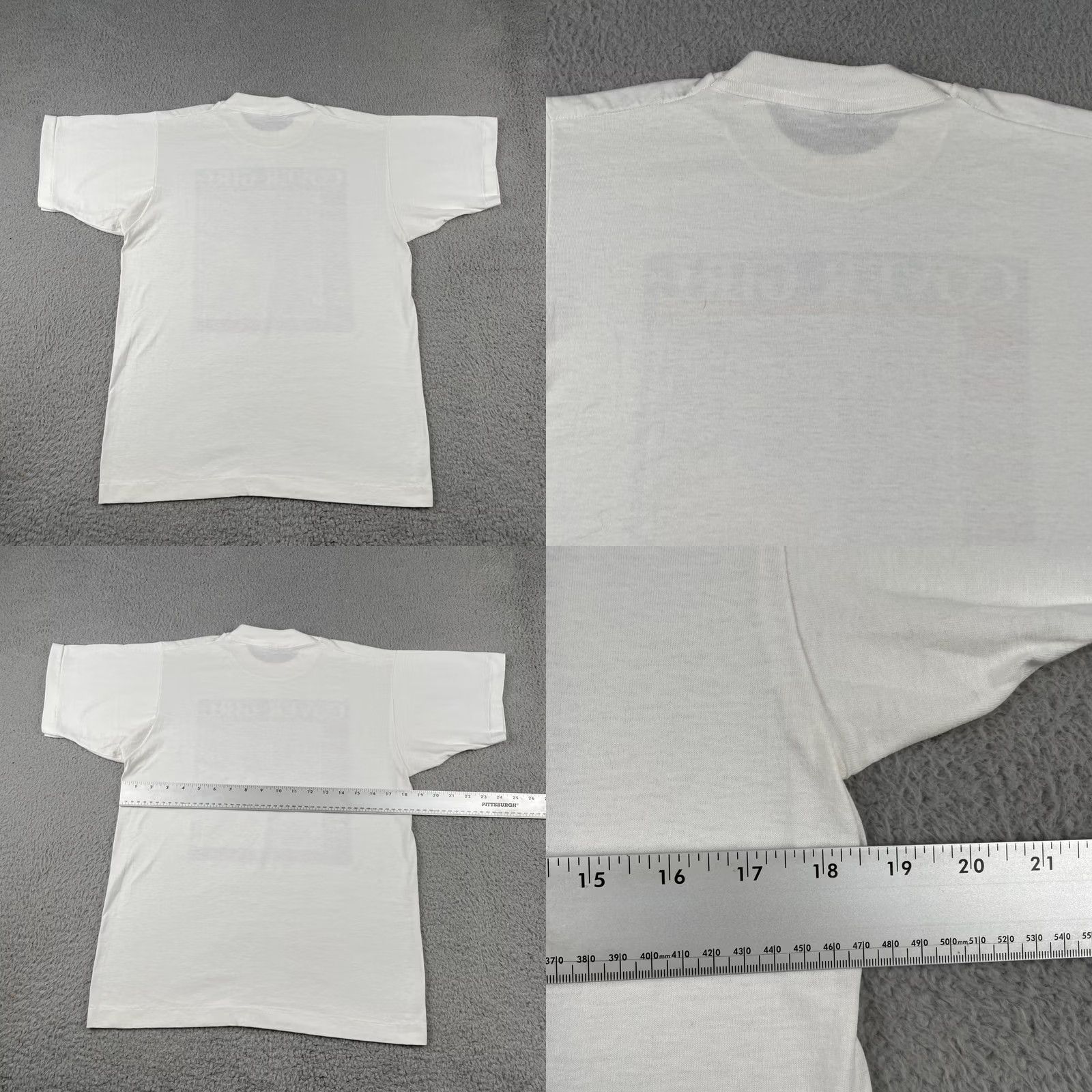 Fruit Of The Loom VINTAGE Fruit of the Loom Shirt Mens White 90s Model Photographer USA ь Size US M / EU 48-50 / 2 - 9 Thumbnail