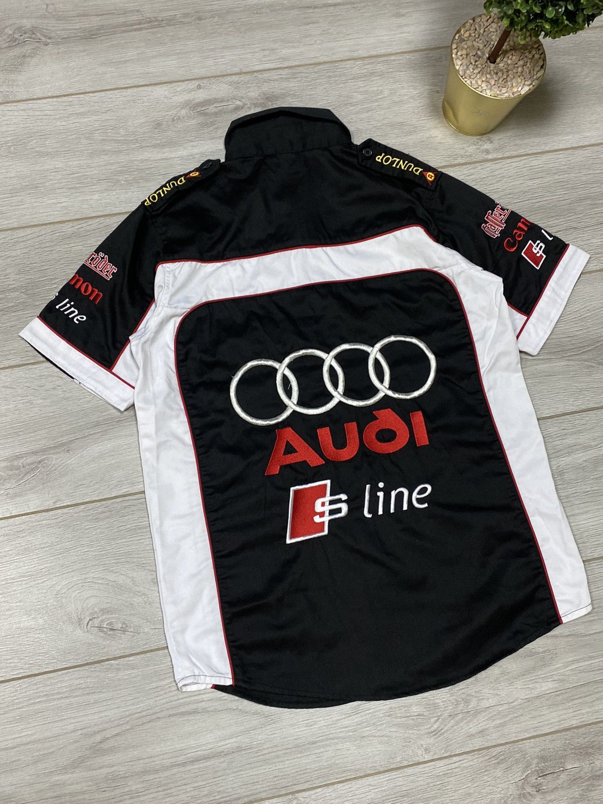 Vintage Audi vintage thick shirt big logo buttons canon Size US S / EU 44-46 / 1 - 3 Thumbnail