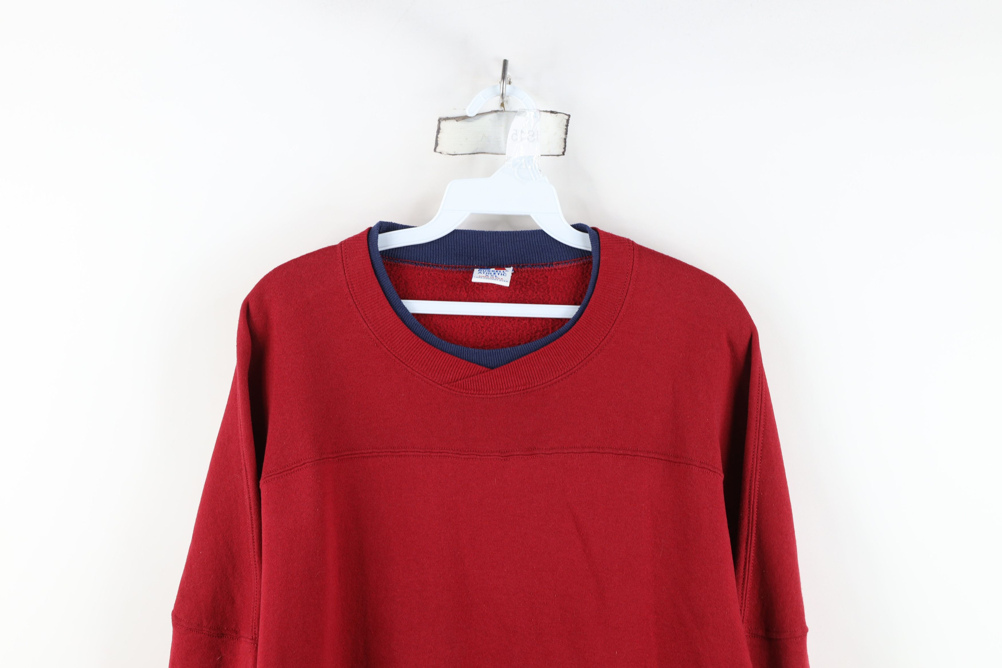 Russell Athletic Vintage 90s Russell Athletic Football Jersey Sweatshirt USA Size US XXL / EU 58 / 5 - 2 Thumbnail