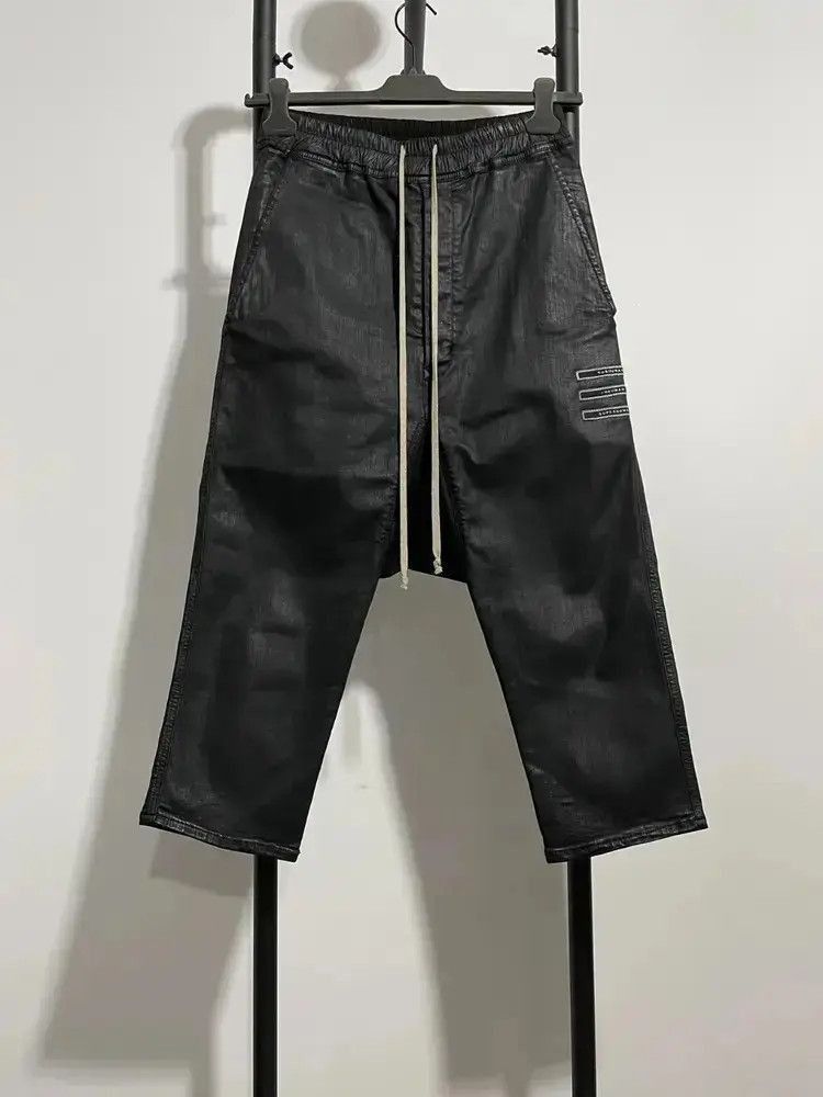 Rick Owens Sz XS Rick Owens Drkshdw Waxed Patches Shorts-2507 Size US 30 / EU 46 - 4 Thumbnail