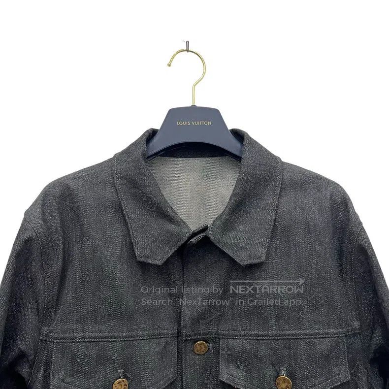 Louis Vuitton Louis Vuitton Full Logo Denim Jacket Size US M / EU 48-50 / 2 - 3 Thumbnail
