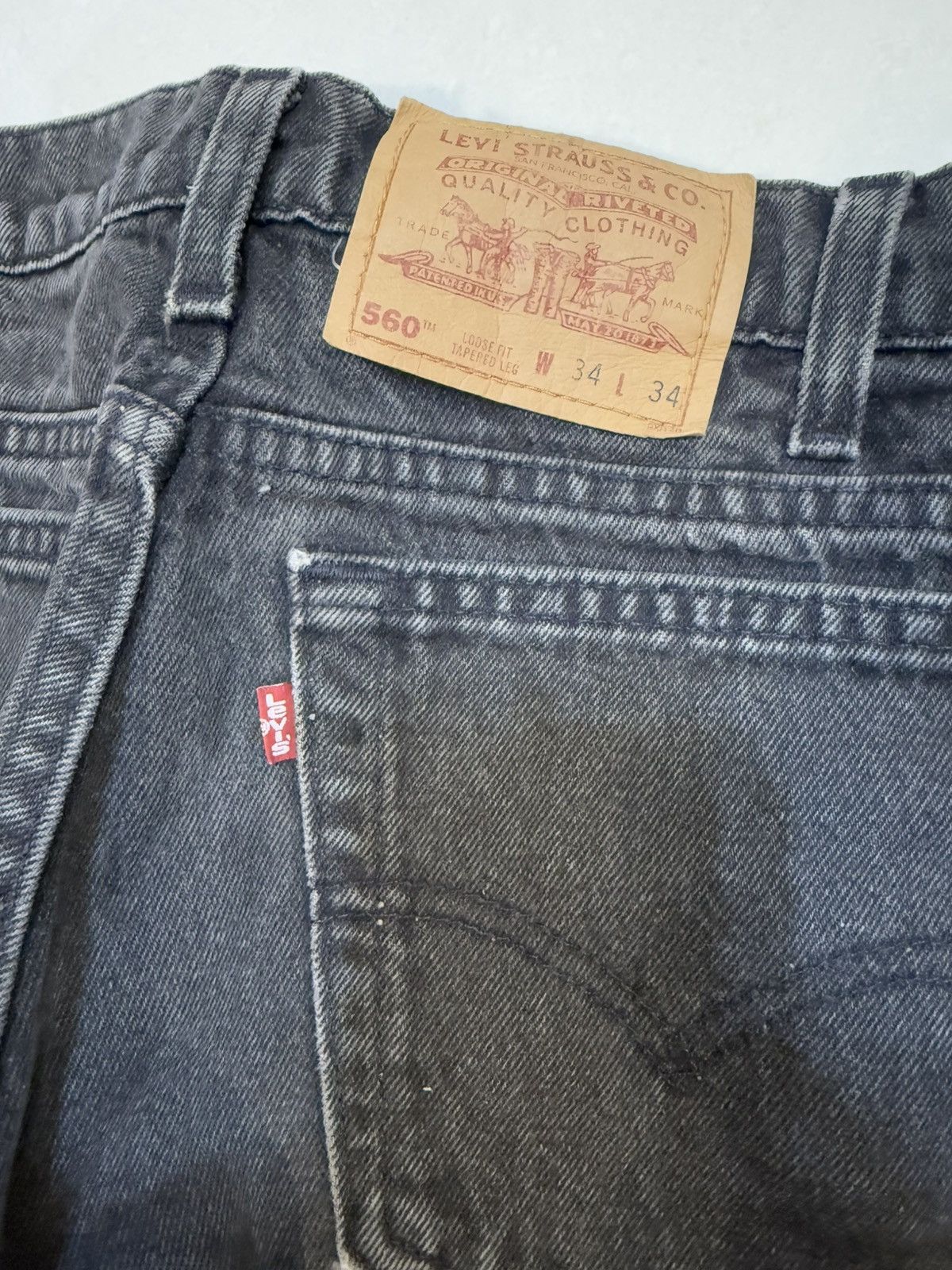 Levi's Vintage Levi's 560 Denim Made in USA Y2K Size US 32 / EU 48 - 4 Thumbnail