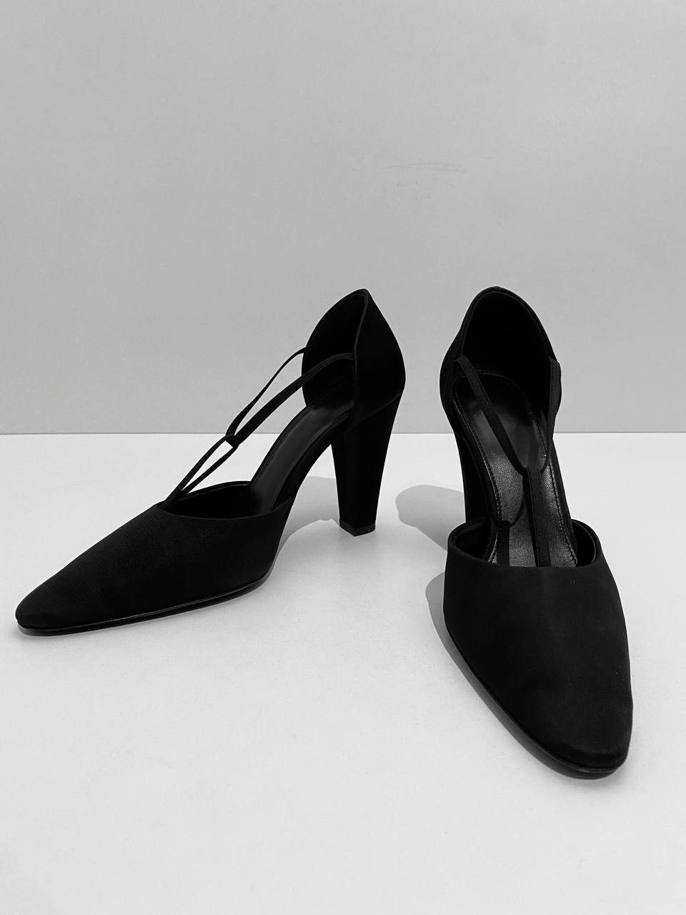 Toteme TOTEME Totême Canvas T Strap Pumps Point Toe Heels Size US 8 / IT 38 - 6 Thumbnail