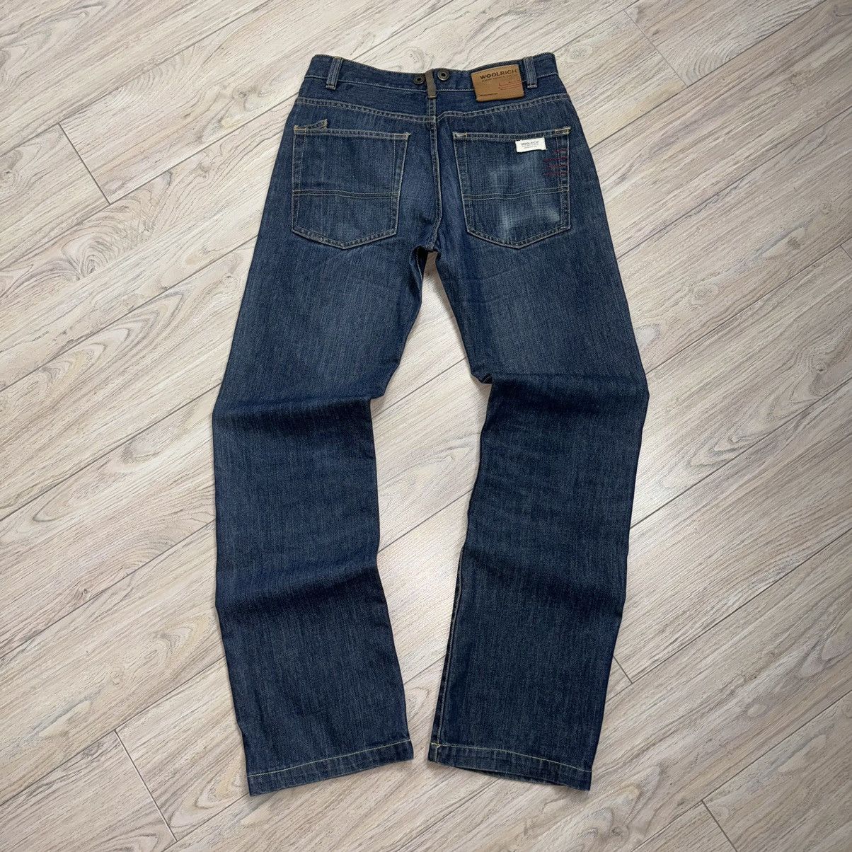 Vintage Rare Vintage Woolrich Outdoor Essential Blue Denim Jeans Size US 31 - 15 Thumbnail