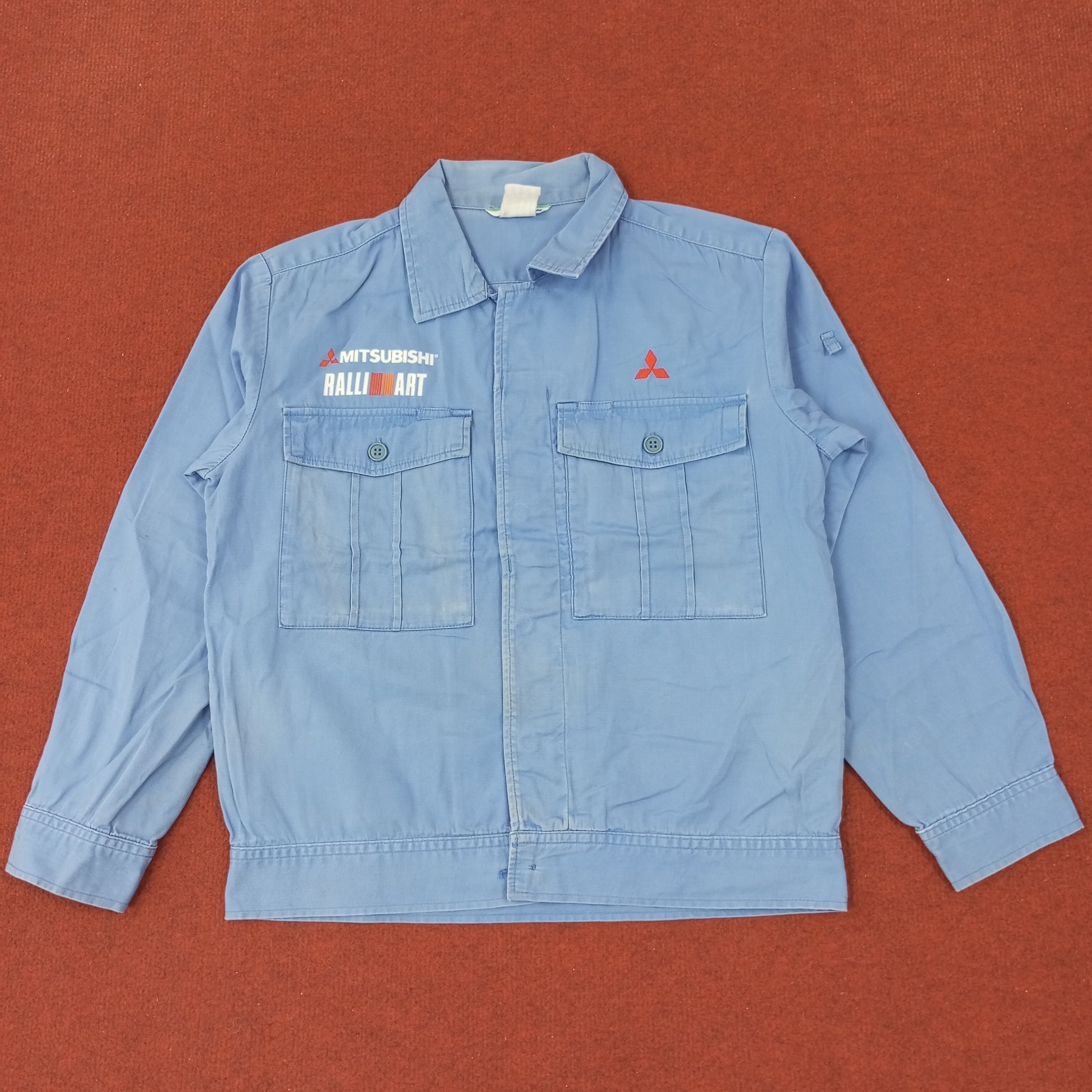 Japanese Brand × Vintage Mitsubihsi Ralli Art Motorsports Custom Jacket c222n18 Size US S / EU 44-46 / 1 - 3 Thumbnail