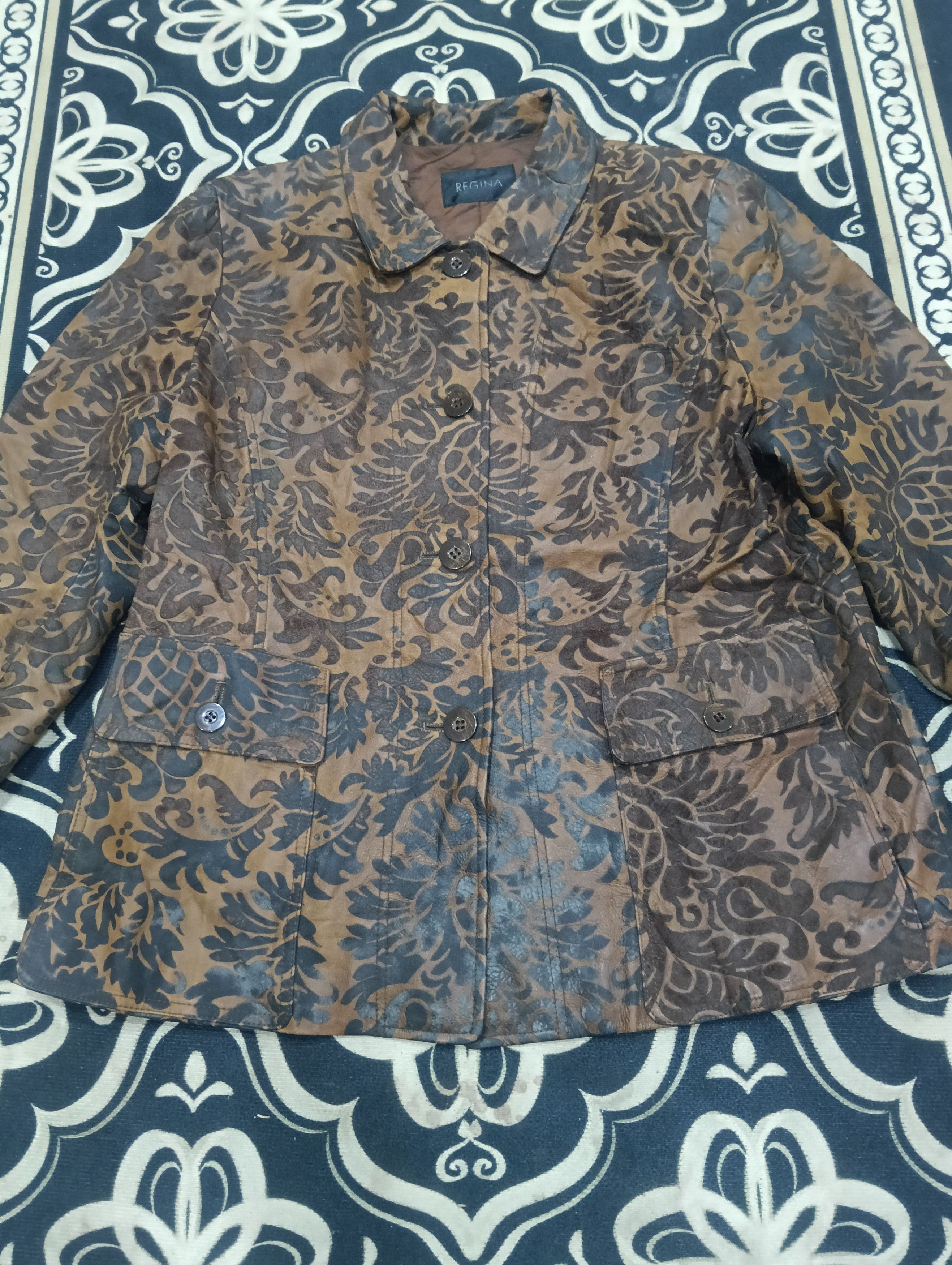 Beauty Beast × Japanese Brand × Yohji Yamamoto Regina Cowhide Japanese Jacket Size XL / US 12-14 / IT 48-50 - 2 Thumbnail