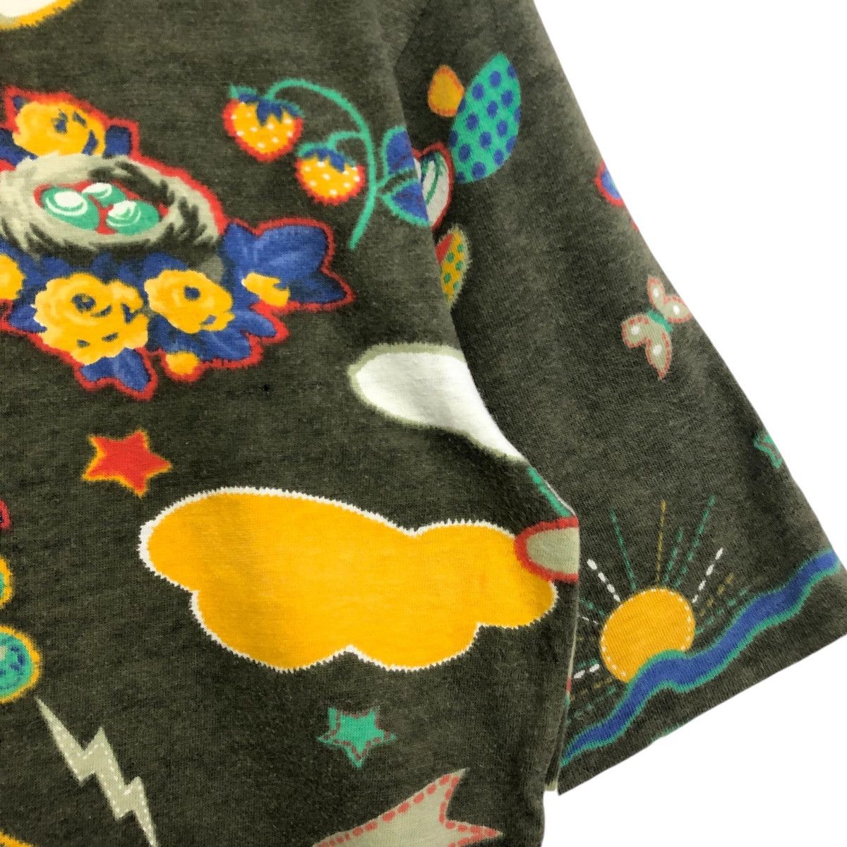 Hang Ten × Vintage *Vintage HANG TEN Full print flower n butterfly polo tee Size US M / EU 48-50 / 2 - 4 Thumbnail