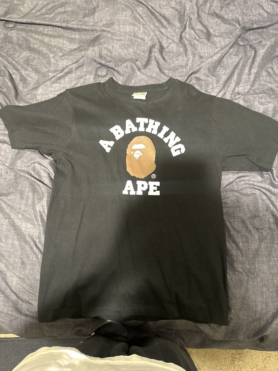 Bape Black Bape T-Shirt Size US M / EU 48-50 / 2 - 1 Thumbnail
