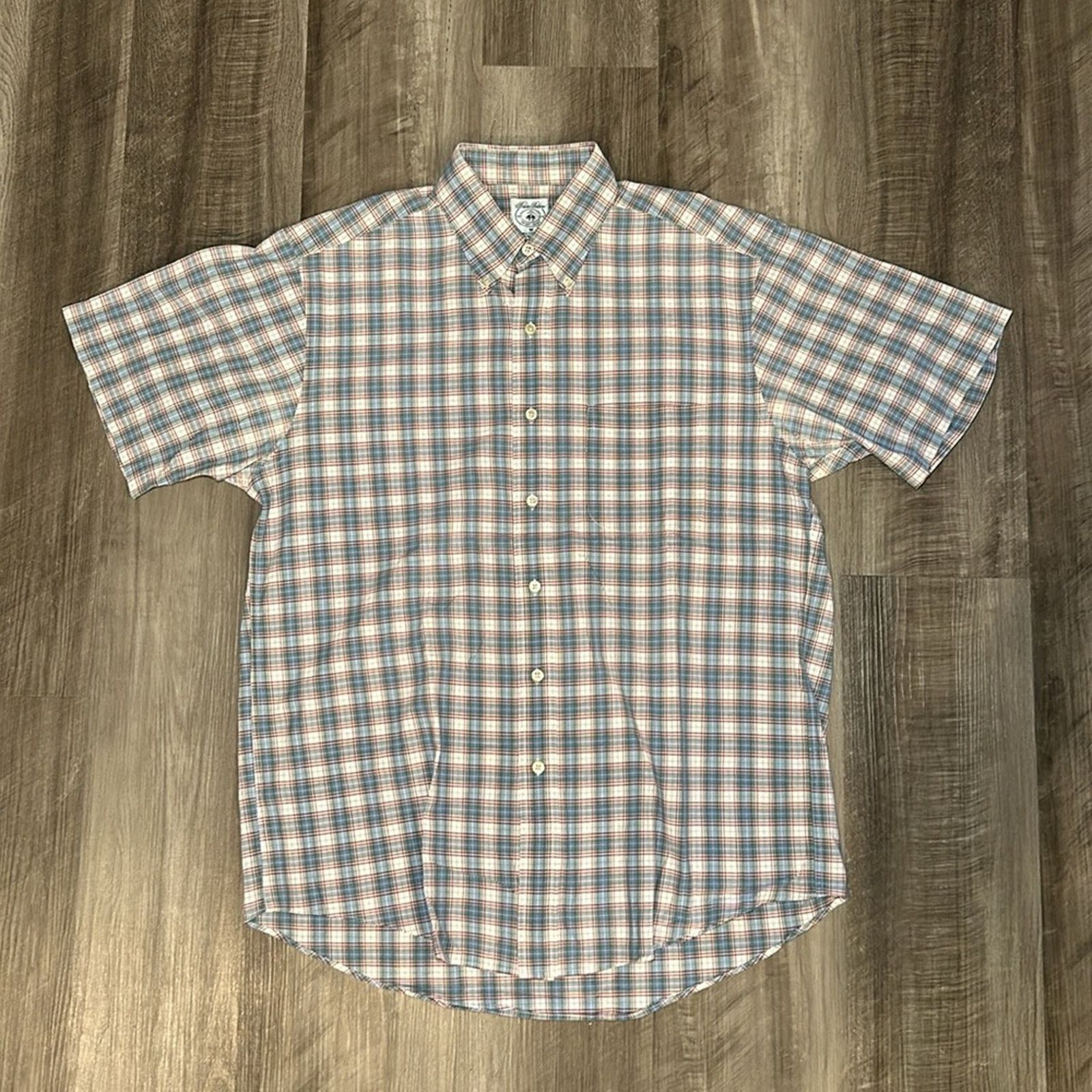Brooks Brothers Brooks Brothers Soft All Cotton Short Sleeve - Medium Size US M / EU 48-50 / 2 - 2 Thumbnail