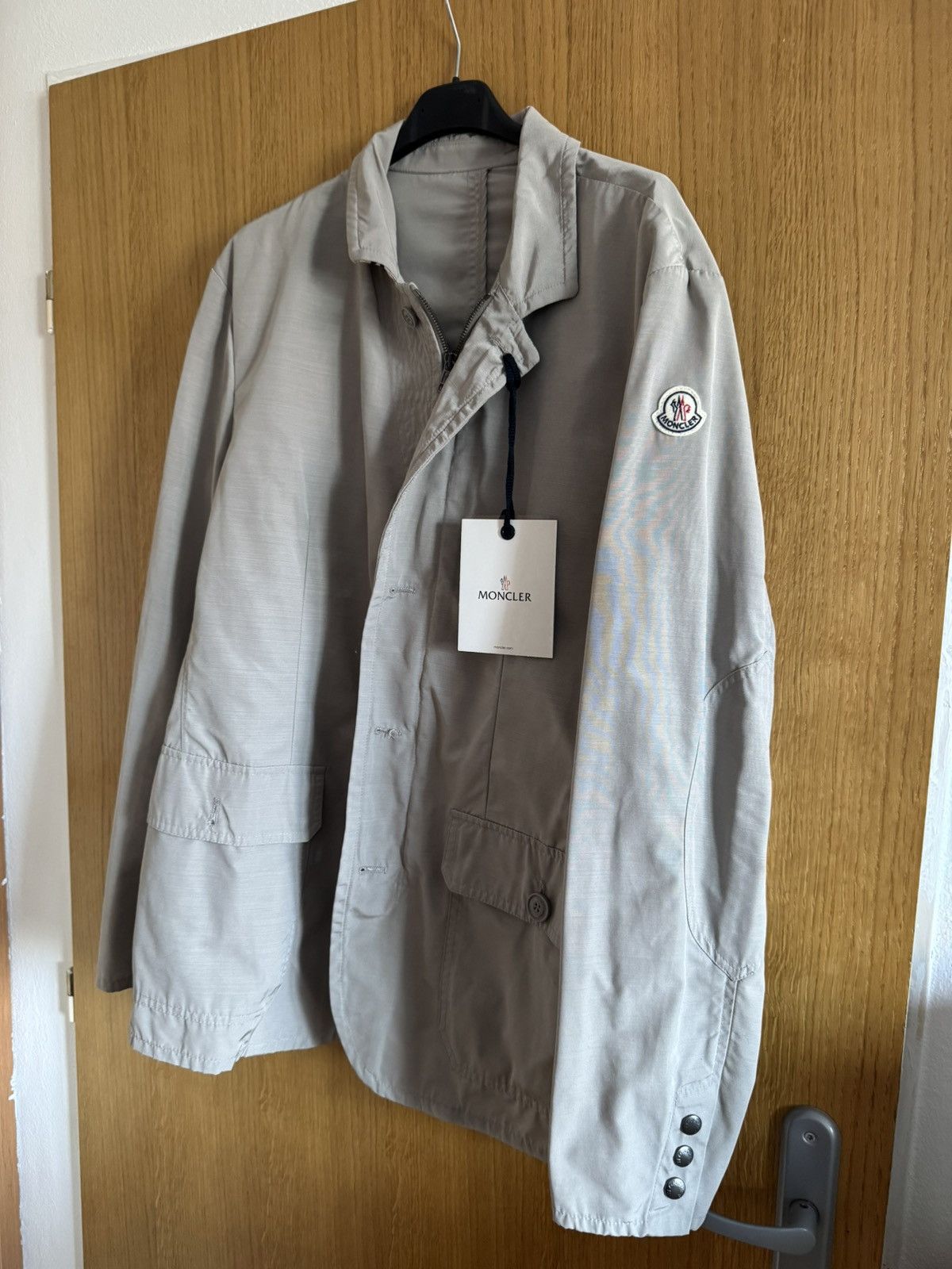 Moncler NWT Moncler Leopold Giacca Nylon Blazer Jacket Size US L / EU 52-54 / 3 - 1 Thumbnail
