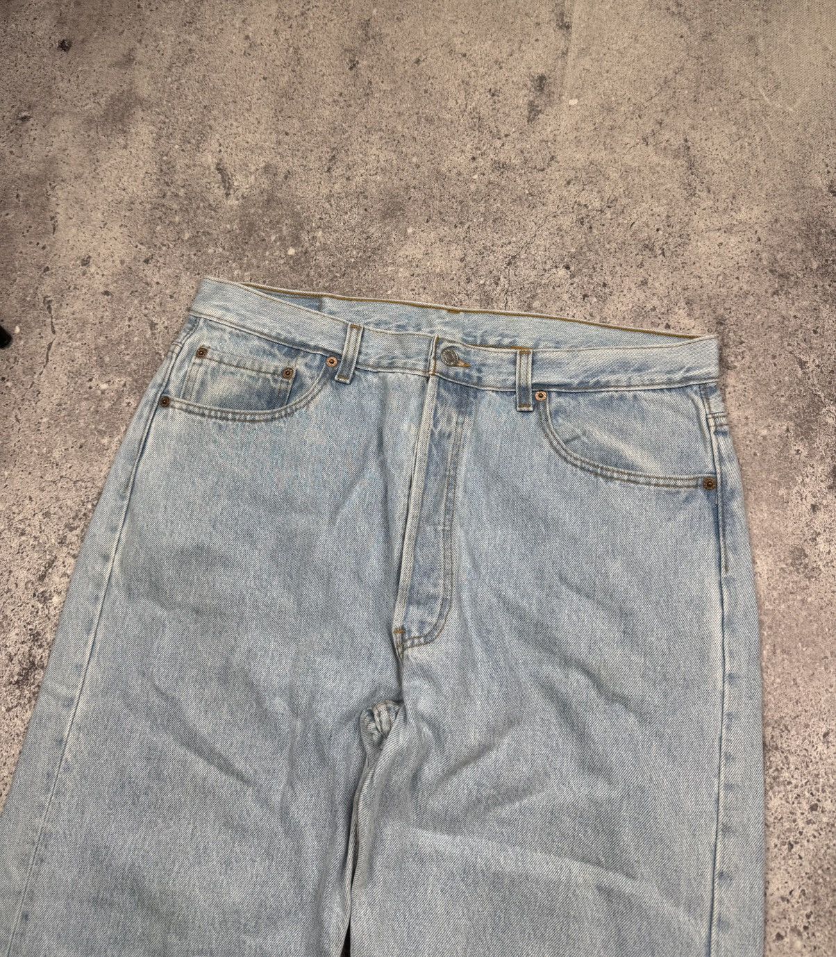 Levi's 90s Rusty Mud Washed Vintage Levis 501 Jeans USA Size US 38 / EU 54 - 7 Thumbnail