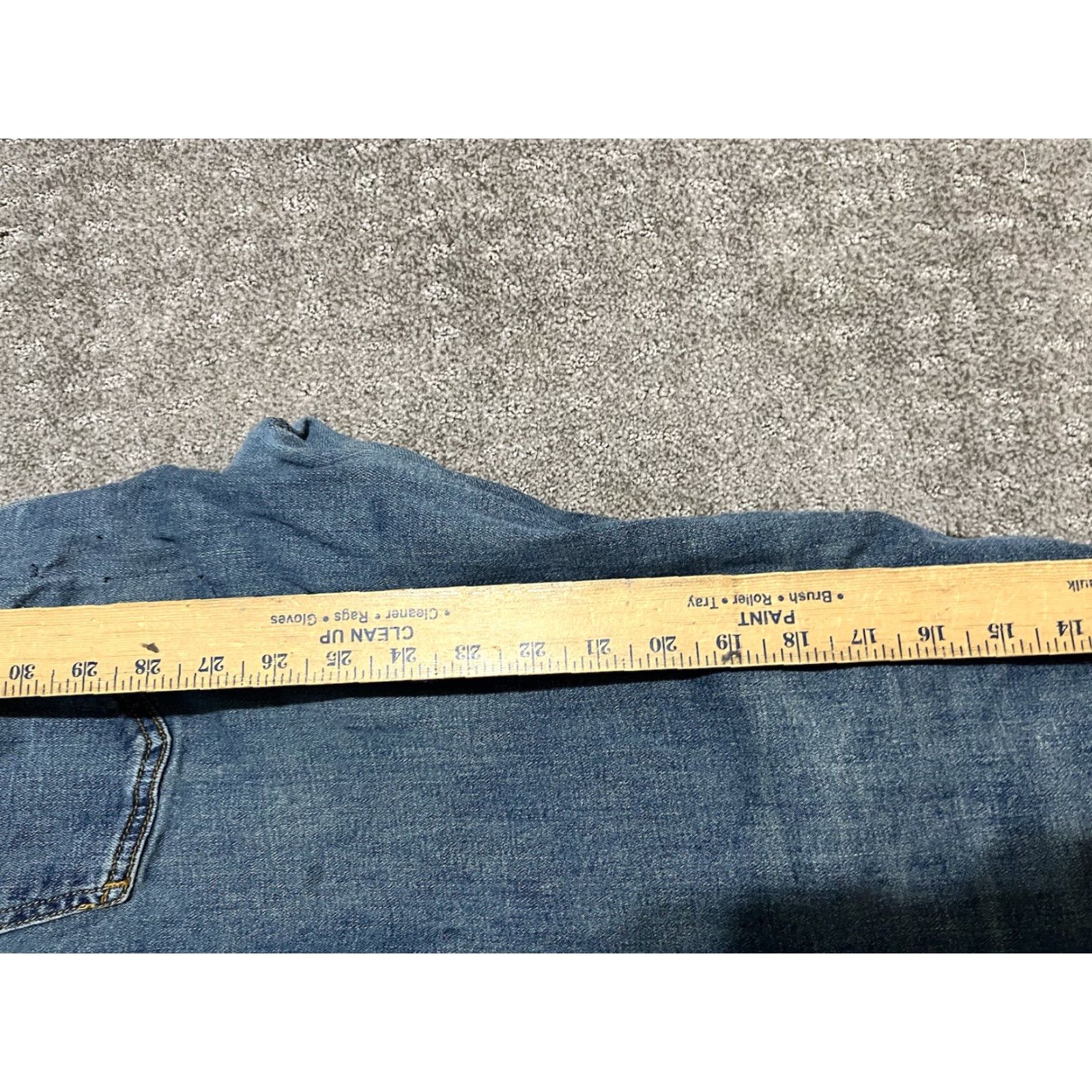 Anthropologie VINTAGE anthropologie Pilcro Jeans Size 31 Blue Slim Boyfriend 90s Bohemian Womens Size 24" / US 00 / IT 34 - 8 Thumbnail