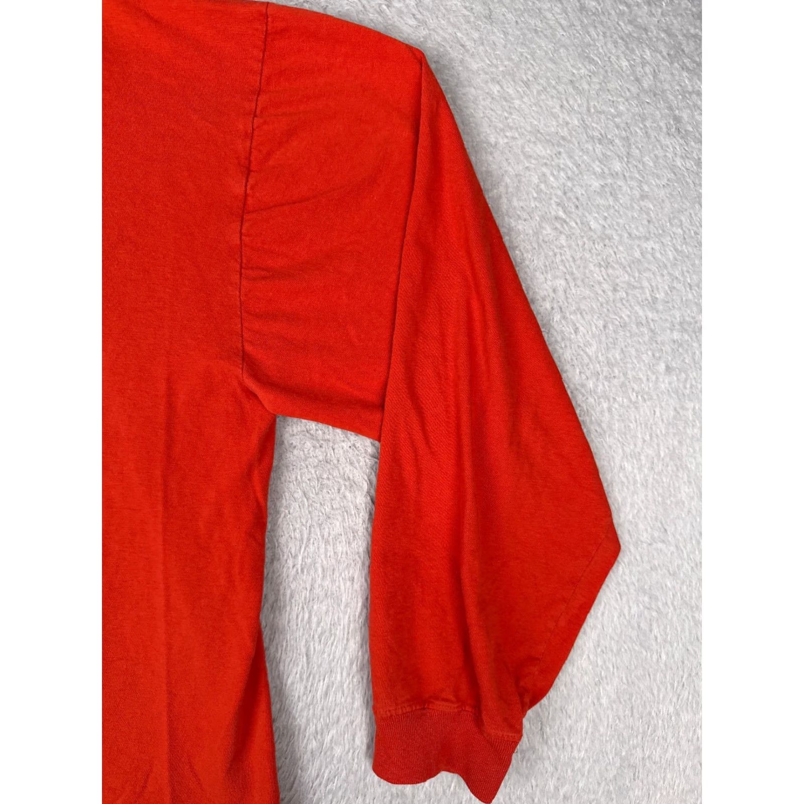 Tommy Hilfiger Tommy Hilfiger Shirt Adult Extra Large Red Long Sleeve Crew Neck Cotton Size US XL / EU 56 / 4 - 2 Thumbnail