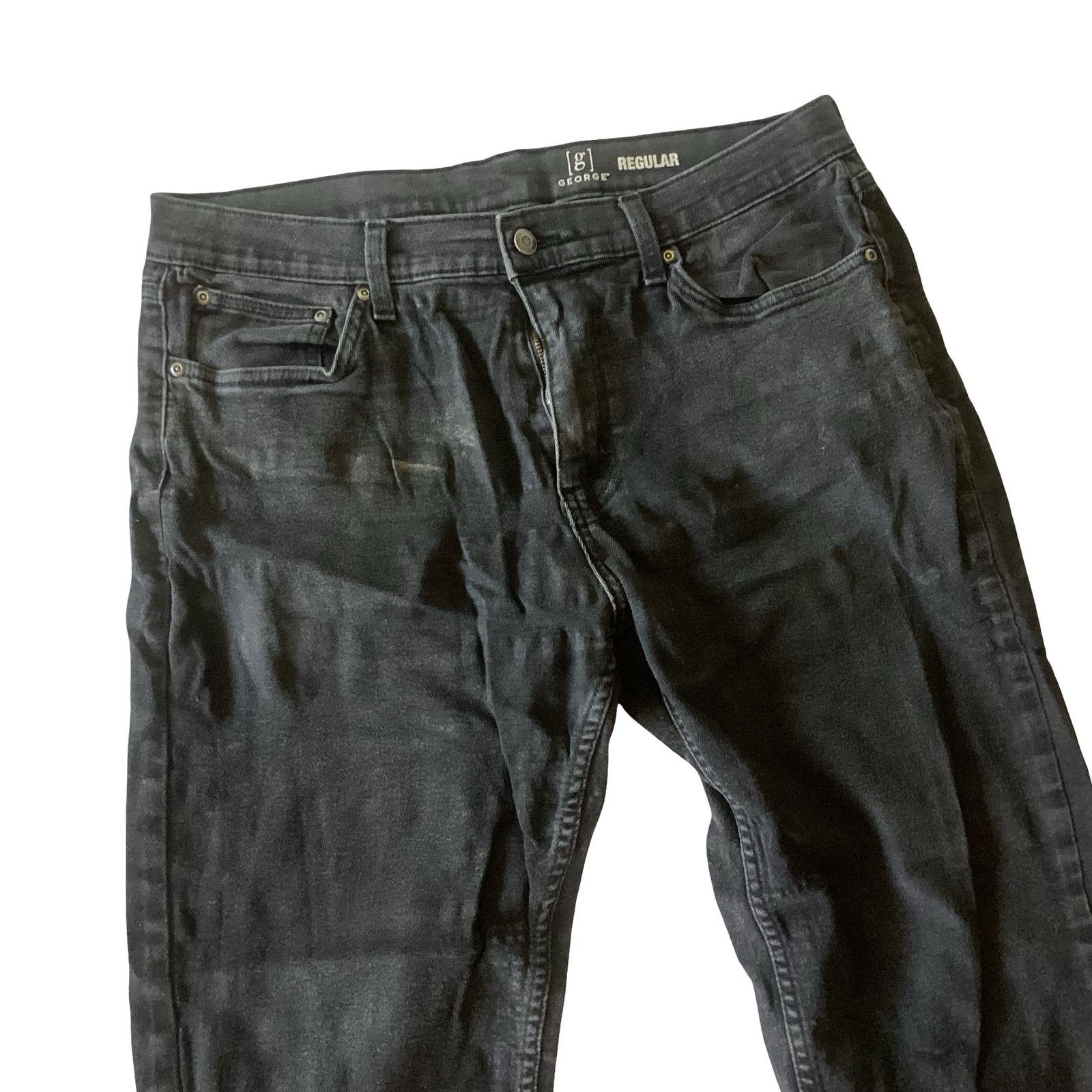 George George Regular Straight Jeans, 34x30 Size US 34 / EU 50 - 3 Thumbnail