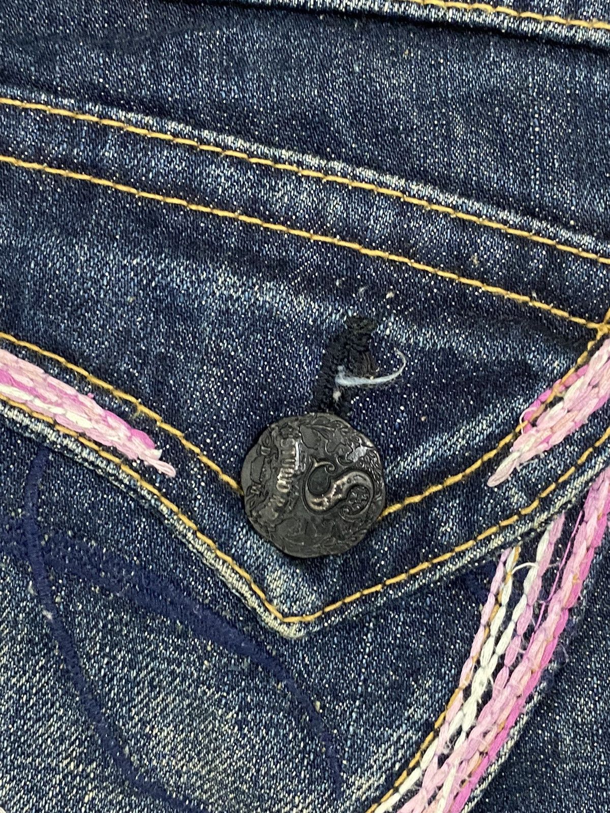If Six Was Nine × Japanese Brand × Le Grande Bleu (L.G.B.) Flare Studio RP Unisex Jean Japan Mud Washed Low Rise Size US 28 / EU 44 - 18 Thumbnail