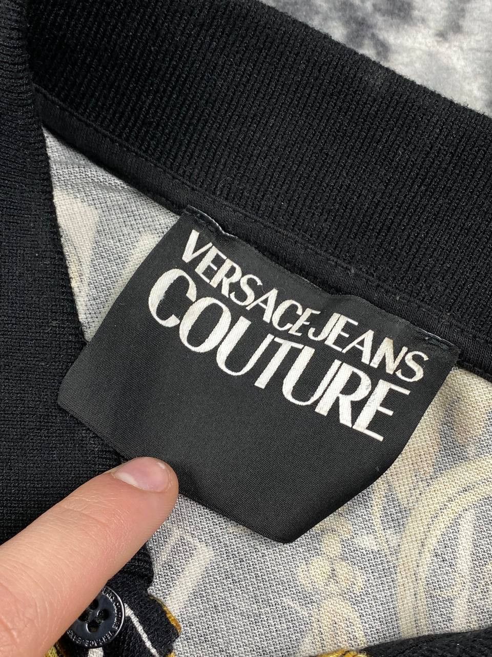 Versace Versace Jeans Couture All Over Baroque Polo Shirt Men Size L Size US L / EU 52-54 / 3 - 5 Thumbnail