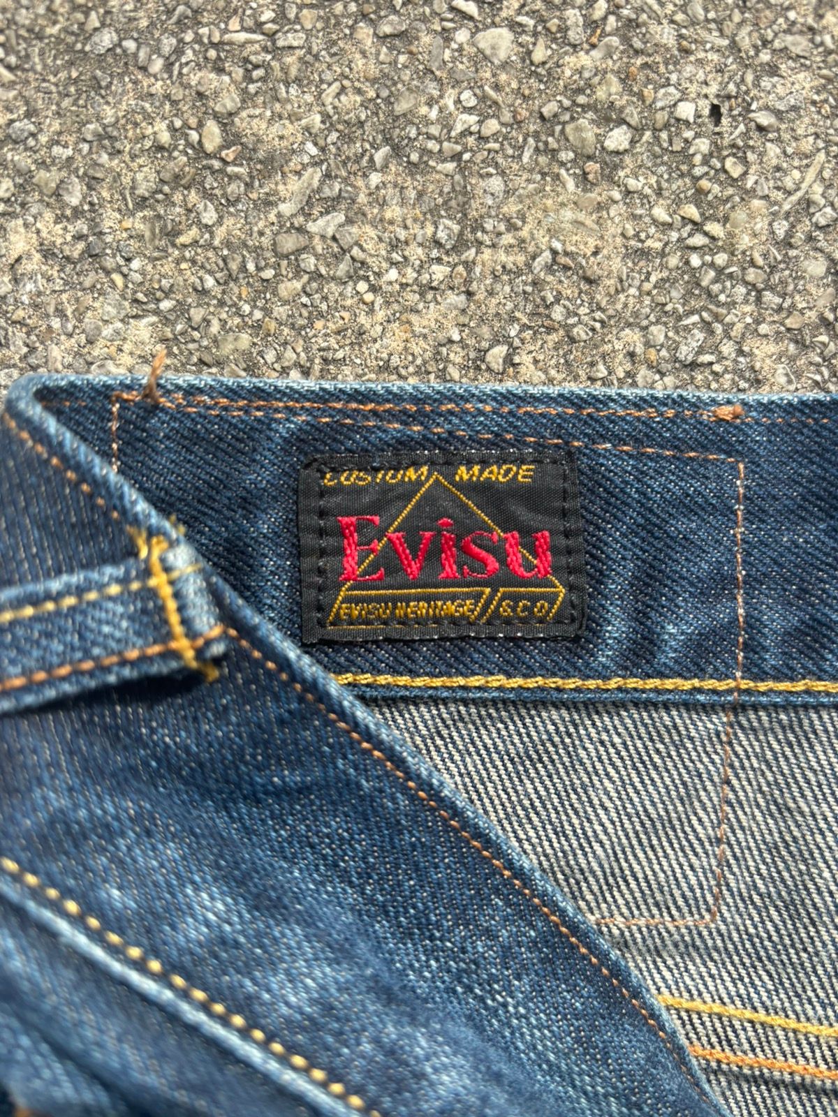 Evisu Evisu No.3 Denim Jeans Size US 33 - 6 Thumbnail