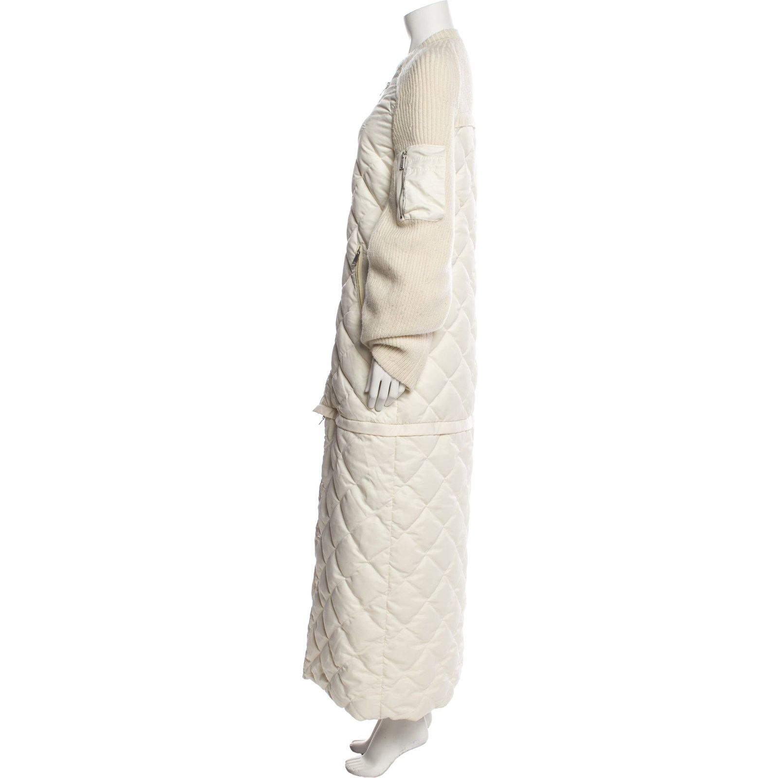 Jonathan Simkhai Jonathan Simkhai Convertible Quilted Wool Coat M Size L / US 10 / IT 46 - 3 Thumbnail