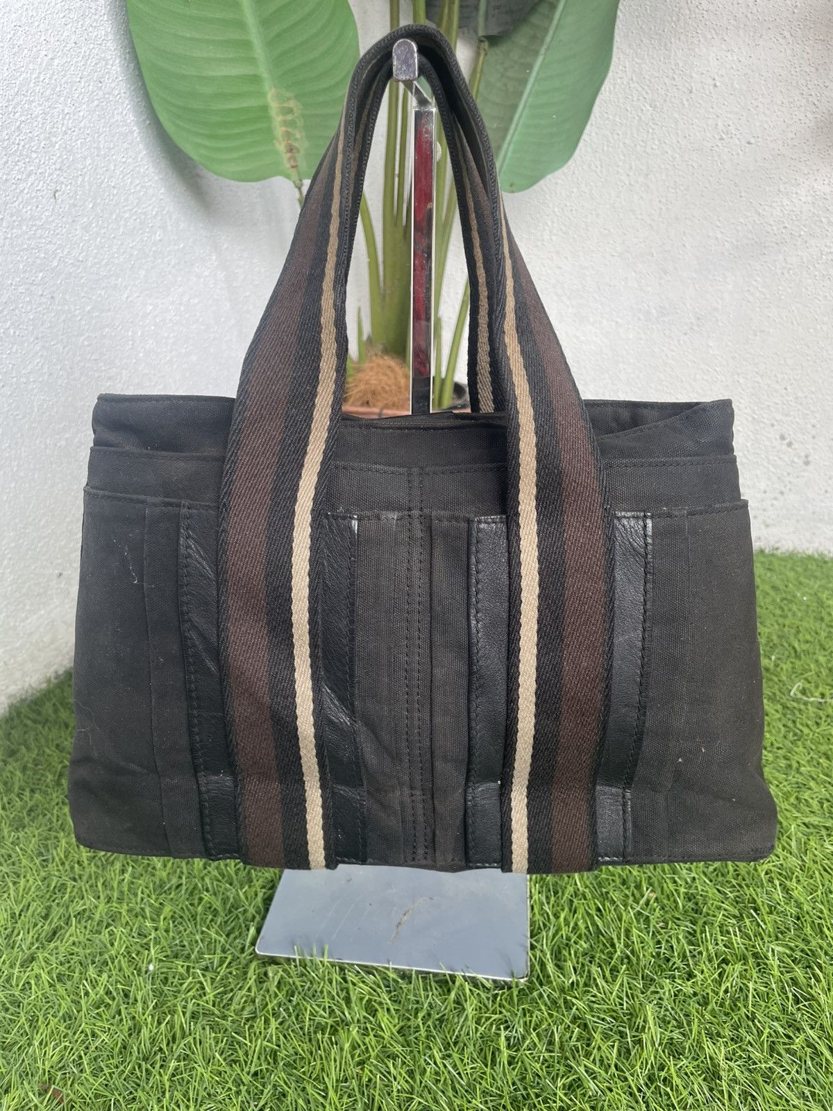 Hermes Authentic HERMES Canvas Tote Bag Size ONE SIZE - 1 Thumbnail