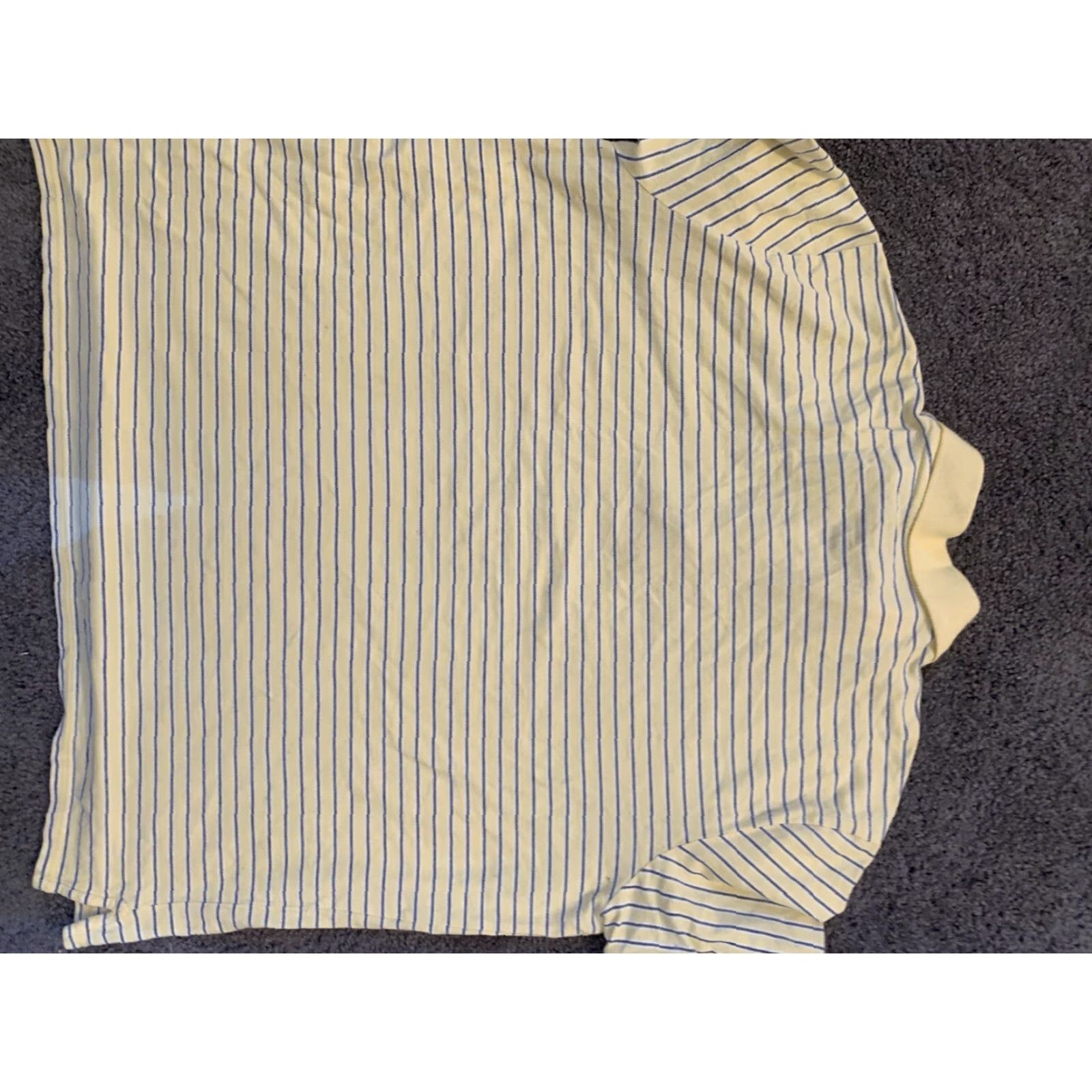 Vintage St. John's Bay Polo Shirt Mens XXL Yellow Striped Short Sleeve Shirt Regular Fit Casual Golf Size US 39 - 5 Thumbnail