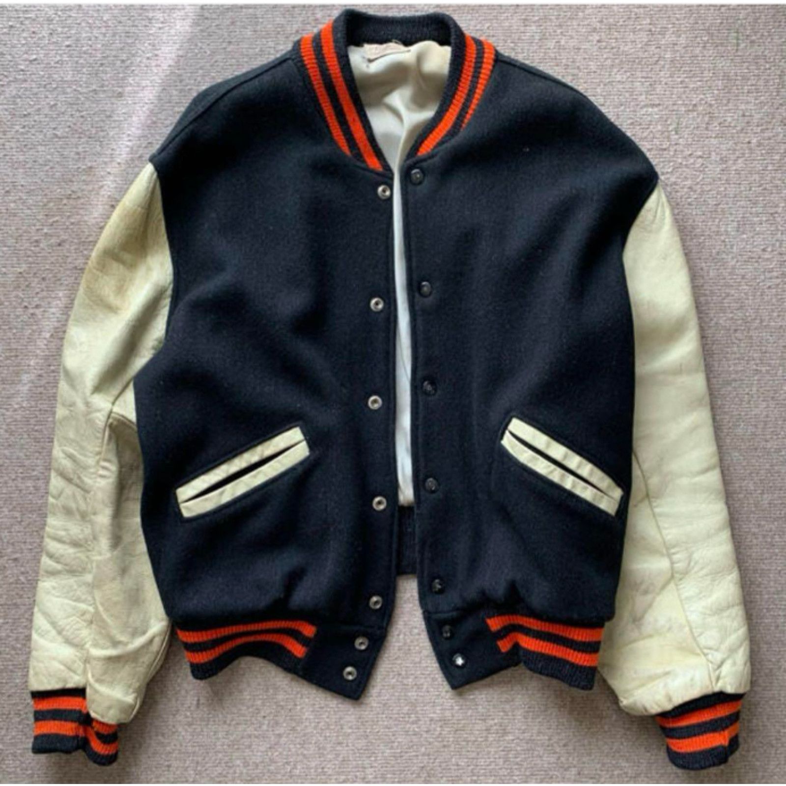 Dehen 1920 Vintage Dehen 1920 Baseball Varsity Jacket MiUSA Size 48 (M) Size US M / EU 48-50 / 2 - 1 Thumbnail