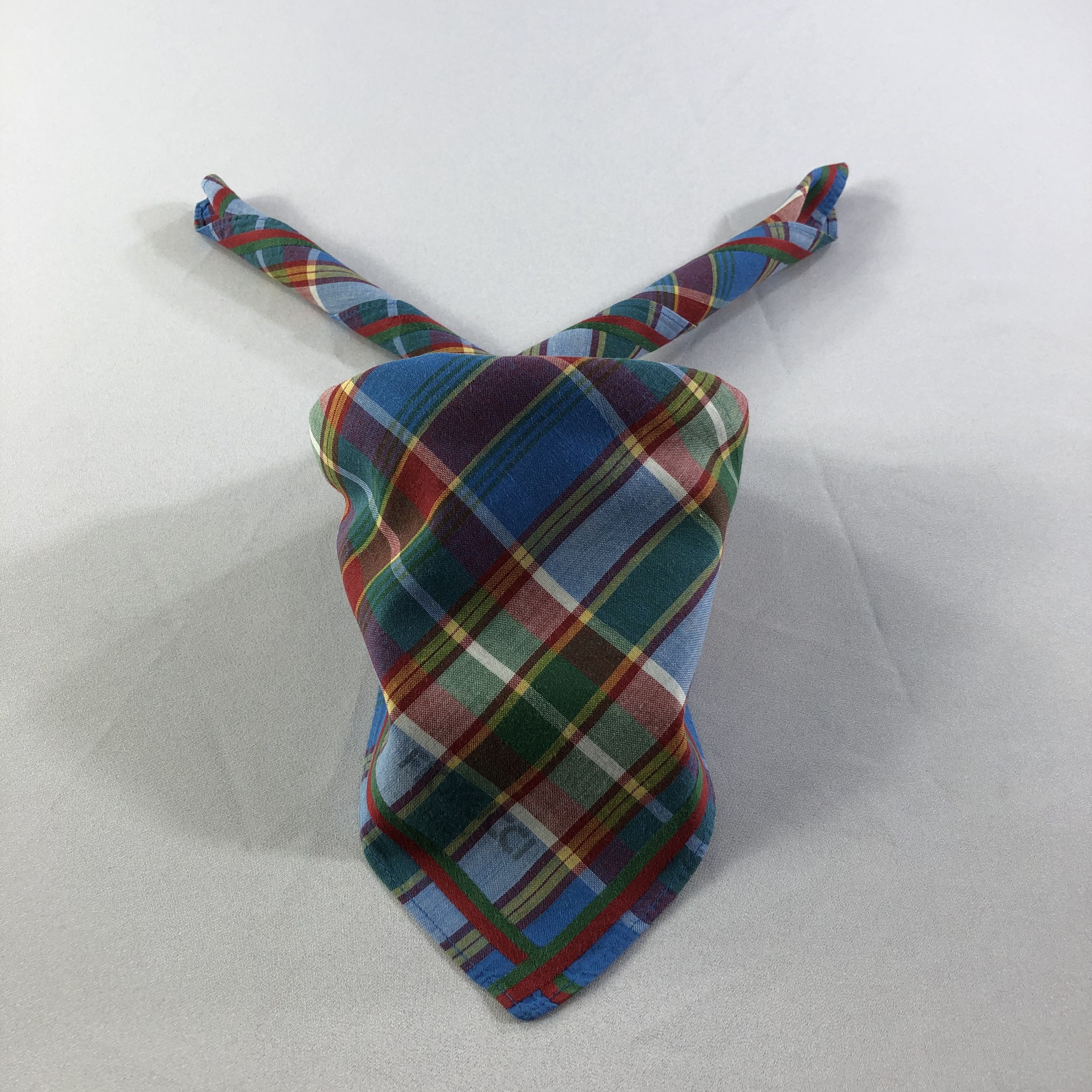 Fiorucci Fiorucci Tartan Handkerchief Neckerchief Bandana H1878 Size ONE SIZE - 1 Thumbnail