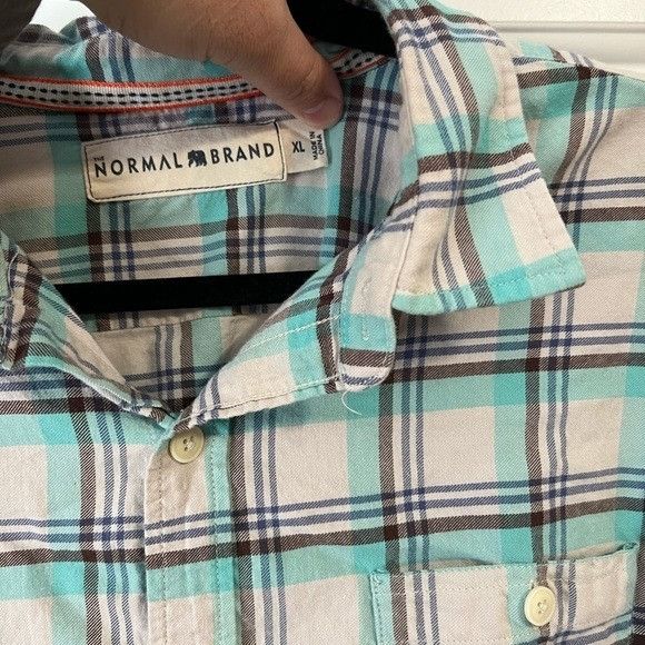 Other The Normal Brand Green Plaid‎ Button Up - Size Extra Large Size US XL / EU 56 / 4 - 2 Thumbnail