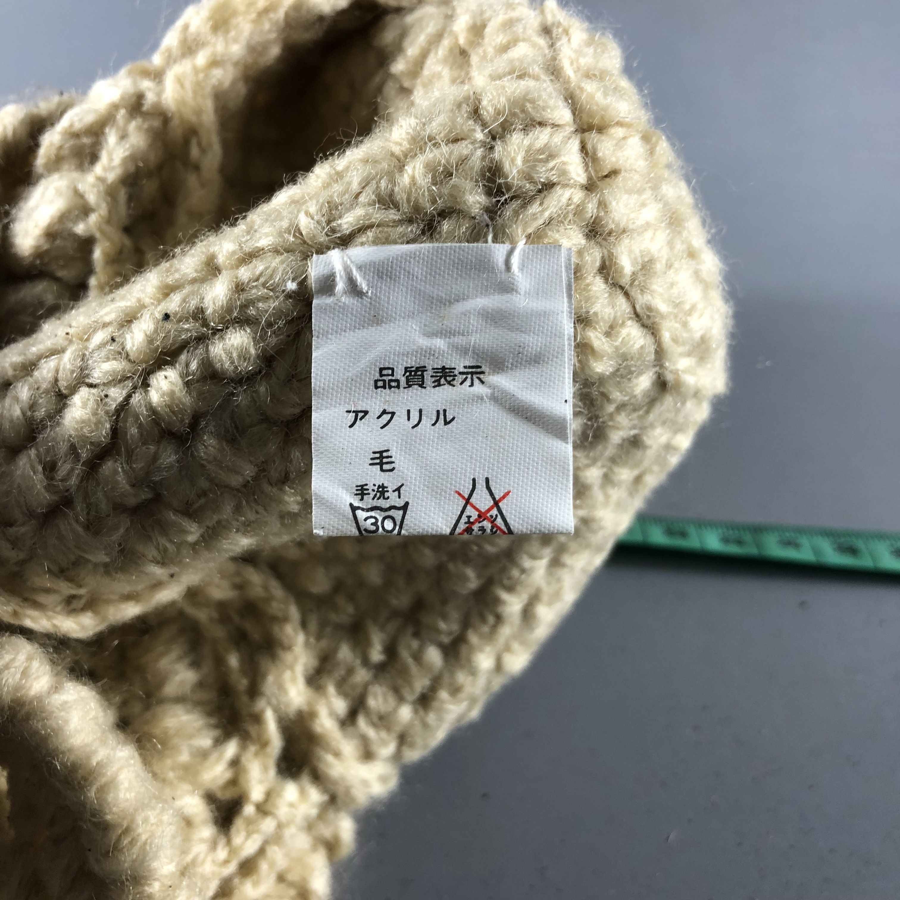 Vintage Floral Knit Crochet Wool Beanie Snowcap Snow Hat B1057 Size ONE SIZE - 4 Thumbnail