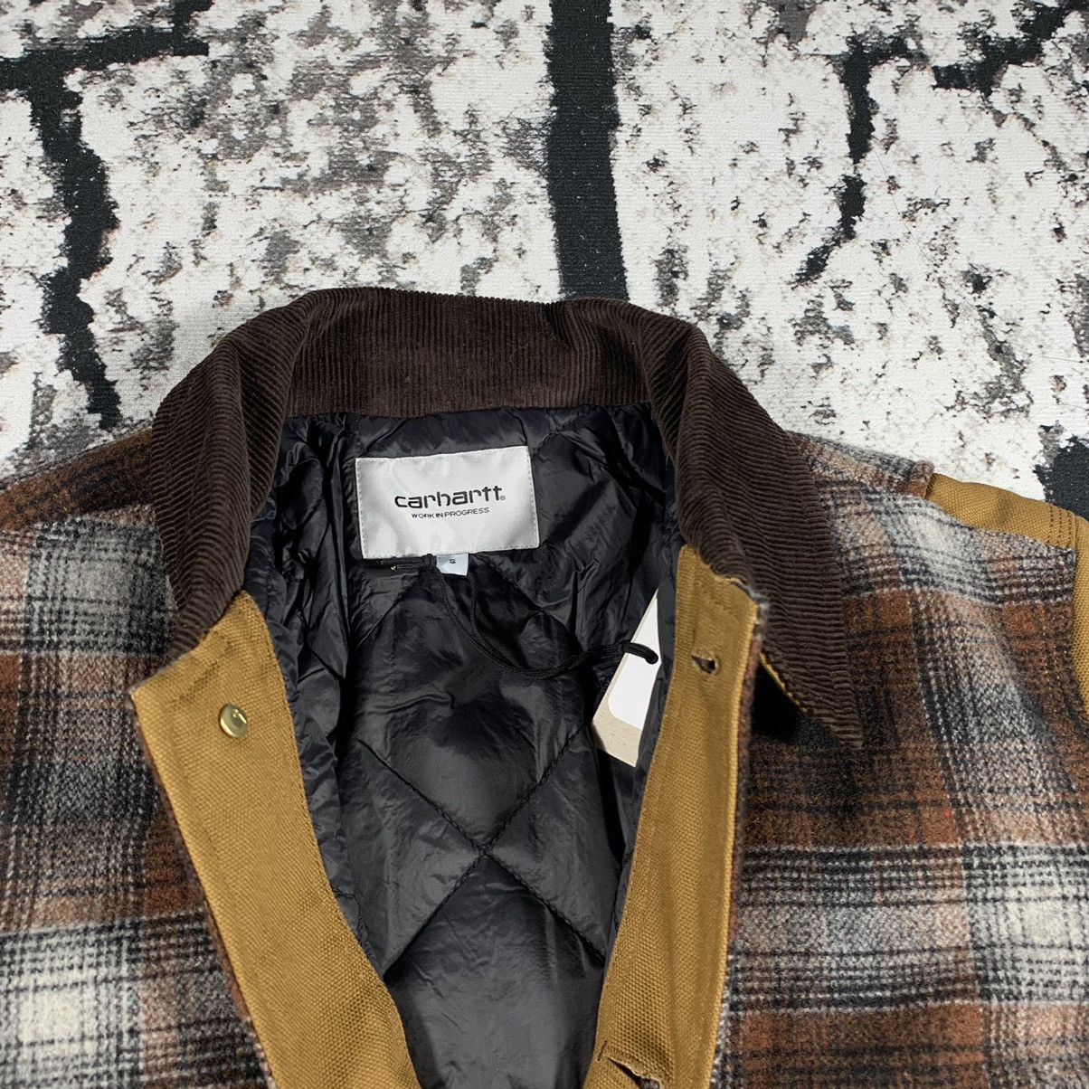 Carhartt × Vintage CARHARTT HIGHLAND JACKET DENIM WOOL AMERICAN STYLE Size US S / EU 44-46 / 1 - 9 Thumbnail