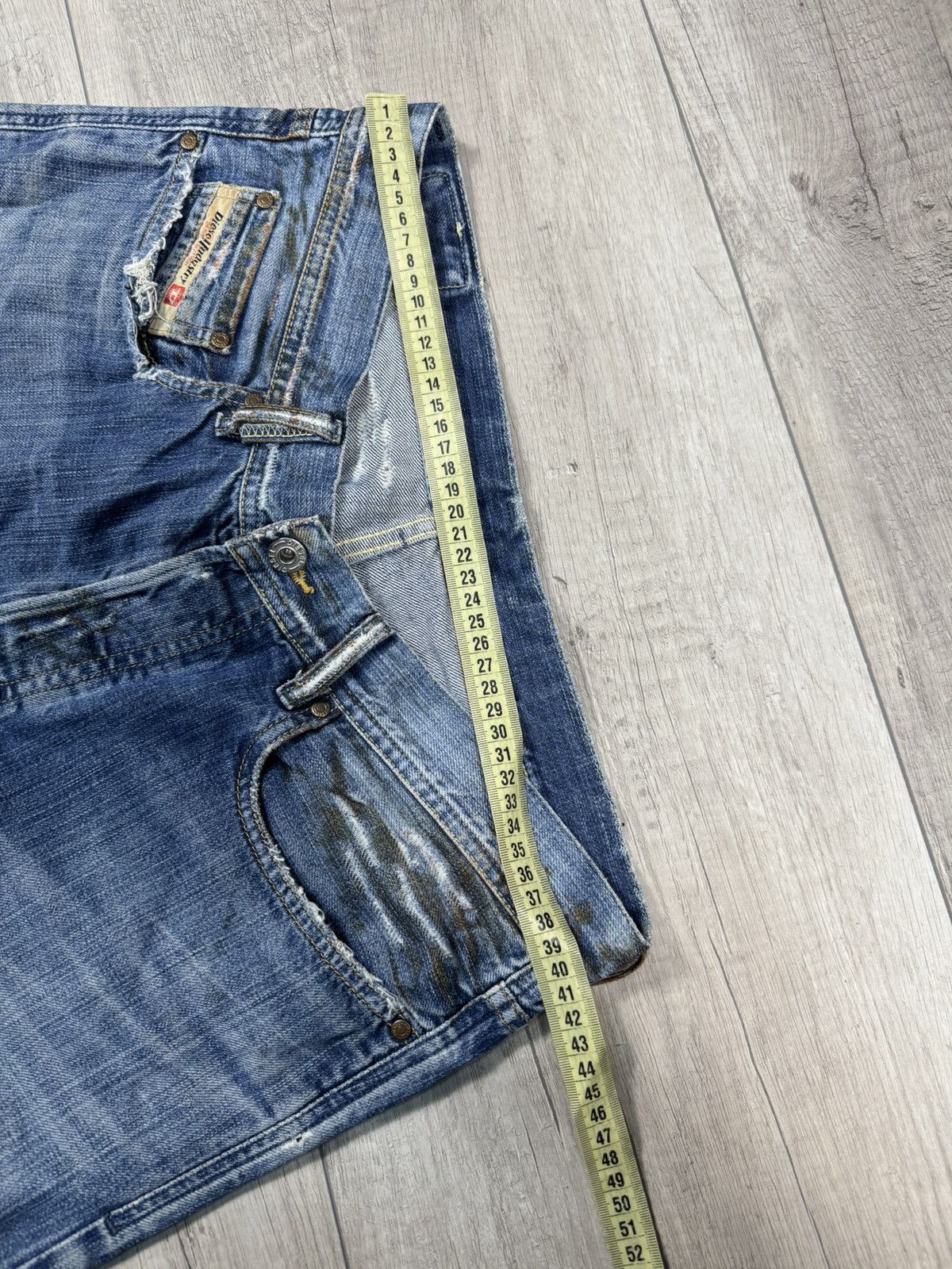 If Six Was Nine Vintage Diesel Jeans Big Logo Distressed Baggy japanese 90s Size US 32 / EU 48 - 7 Thumbnail