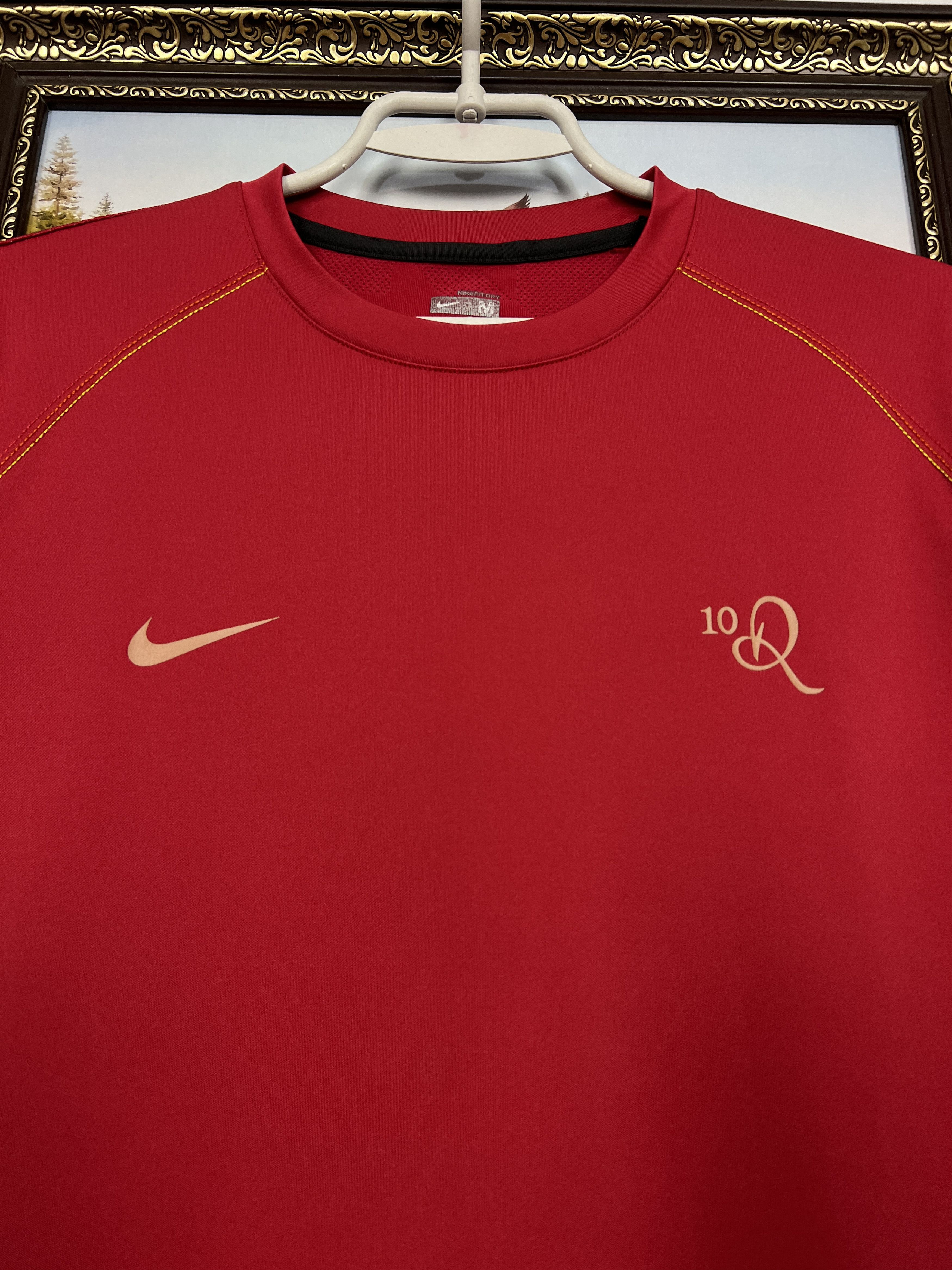 Nike Vintage R10 Ronaldinho Football Shirt Soccer Jersey Trikot Size US M / EU 48-50 / 2 - 3 Thumbnail