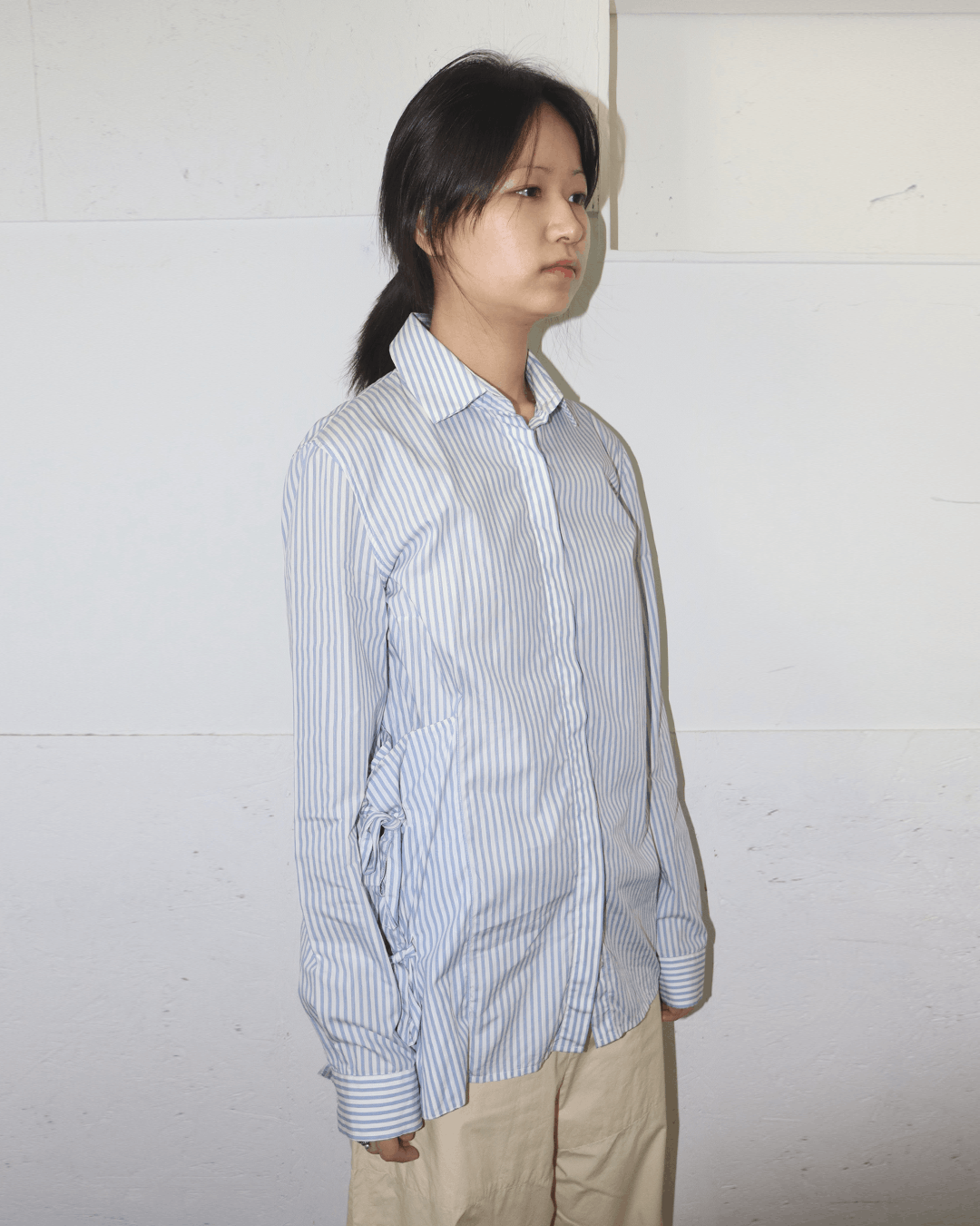 JW Anderson JW Anderson Ribbon Detail Striped Shirt Size S / US 4 / IT 40 - 3 Thumbnail