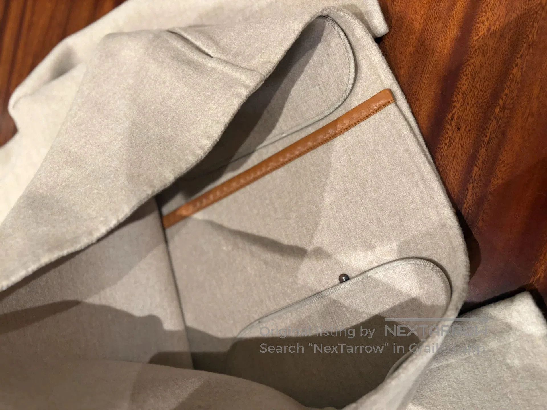Hermes Hermes Beige Cashmere Short Coat. Size US XS / EU 42 / 0 - 5 Thumbnail
