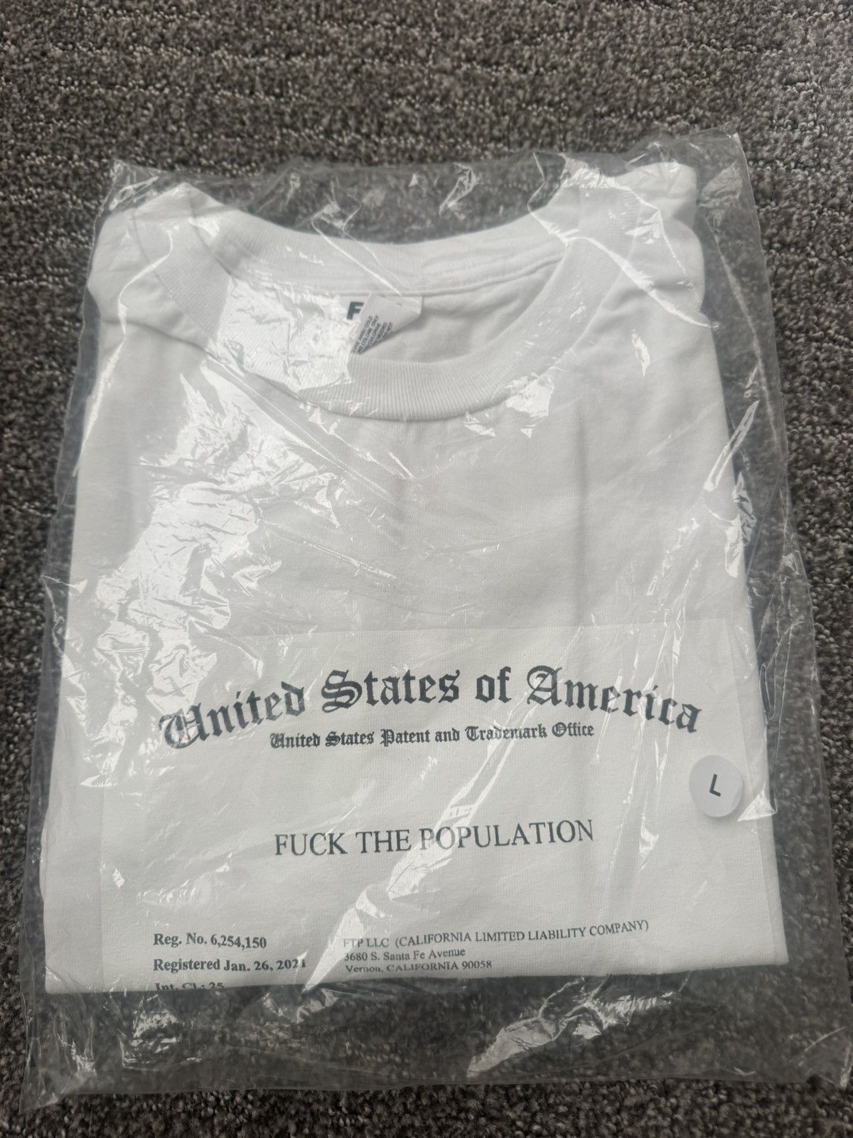 Fuck The Population FTP Trademark T-Shirt Size US L / EU 52-54 / 3 - 2 Thumbnail