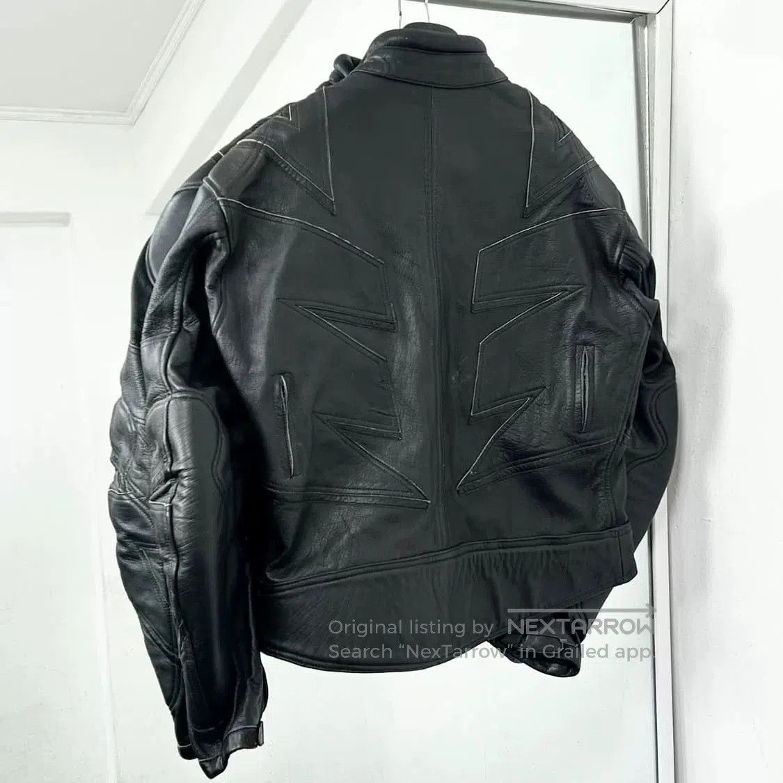 Vintage Vintage Armor Functional Leather Jacket. Size US L / EU 52-54 / 3 - 2 Thumbnail