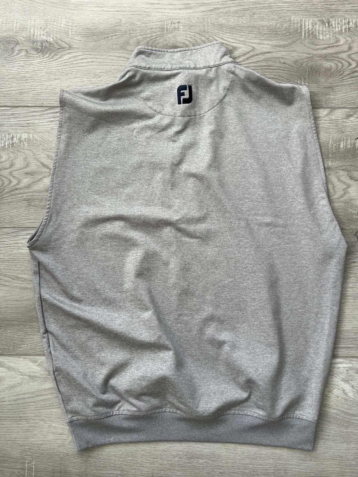 Footjoy Footjoy ProDry Golf Half-Zip Vest - Heather Gray Medium M Size US M / EU 48-50 / 2 - 2 Thumbnail