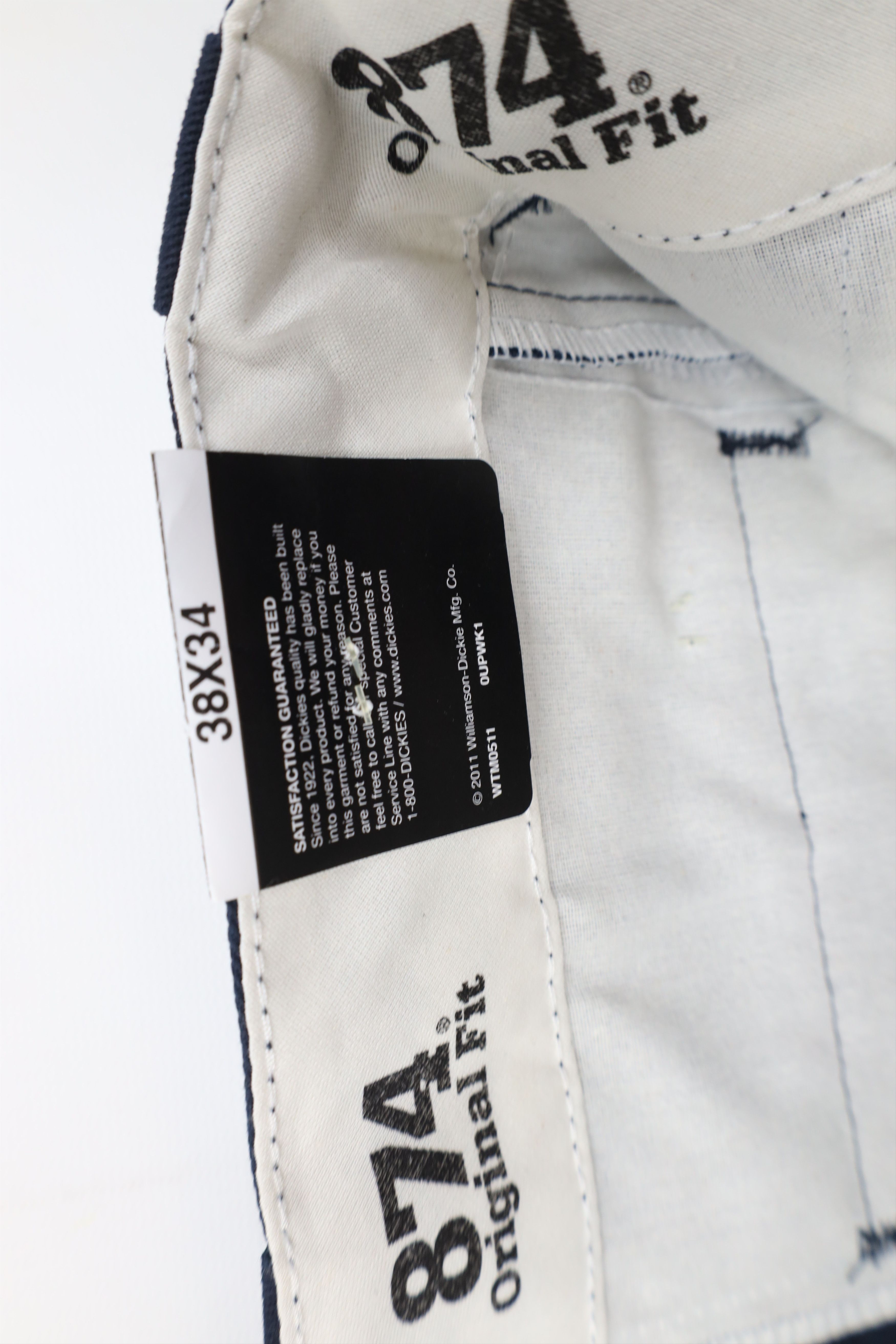 Dickies Deadstock Vintage Y2K Dickies Wide Leg Dungaree Pants Blue Size US 38 / EU 54 - 7 Thumbnail