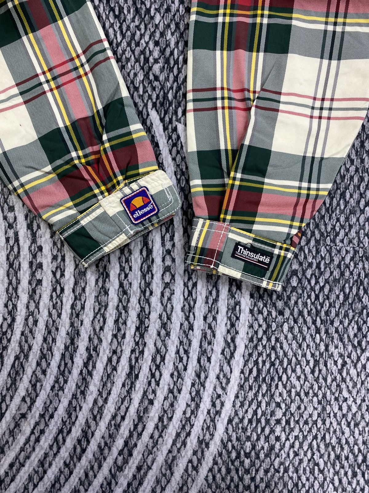 Ellesse Vintage Ellesse Multi Adventure Gear Checked Zipper Jacket Size US XL / EU 56 / 4 - 10 Thumbnail