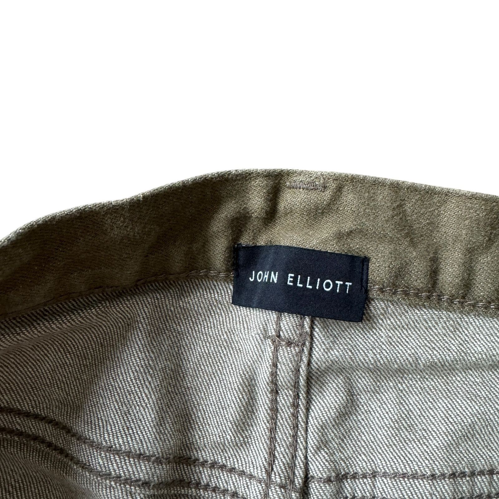 John Elliott John Elliott Khaki Slim Straight Jeans Size US 32 / EU 48 - 3 Thumbnail