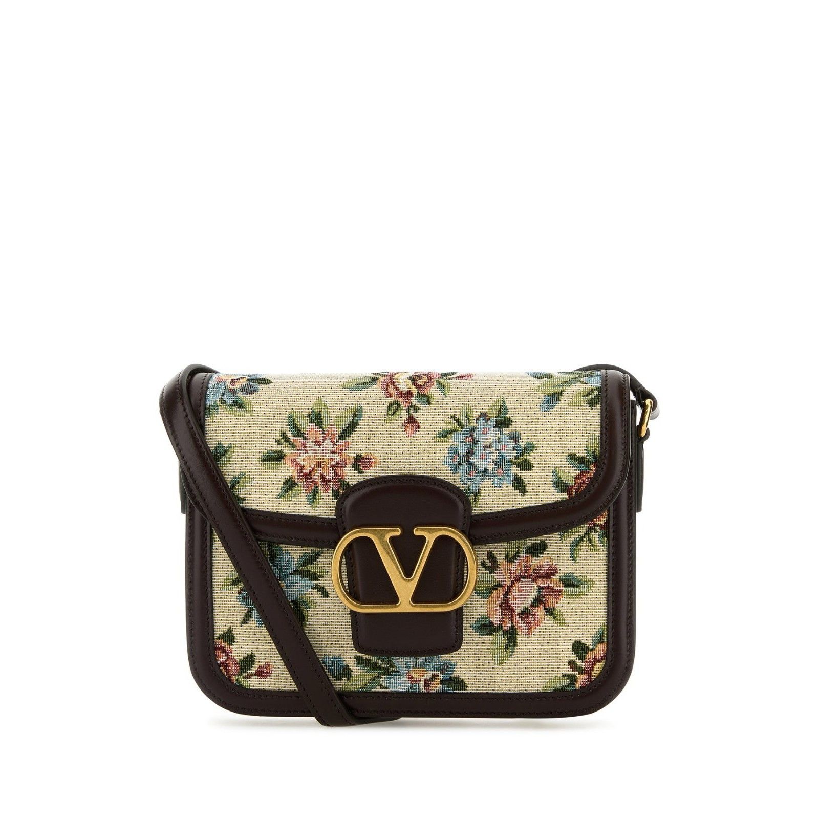 Valentino VALENTINO GARAVANI Small 9To5 Flower Embroidered Green Jacqu Size ONE SIZE - 1 Thumbnail