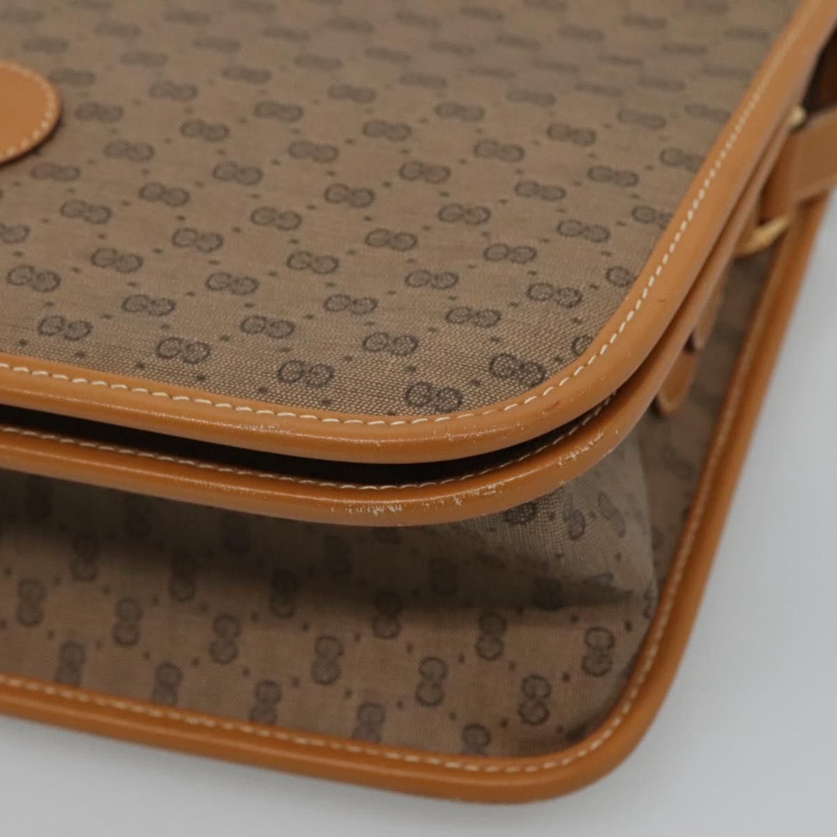 Gucci GUCCI Micro GG Supreme Shoulder Bag Pvc Brown Gold 001 116 Size ONE SIZE - 10 Thumbnail