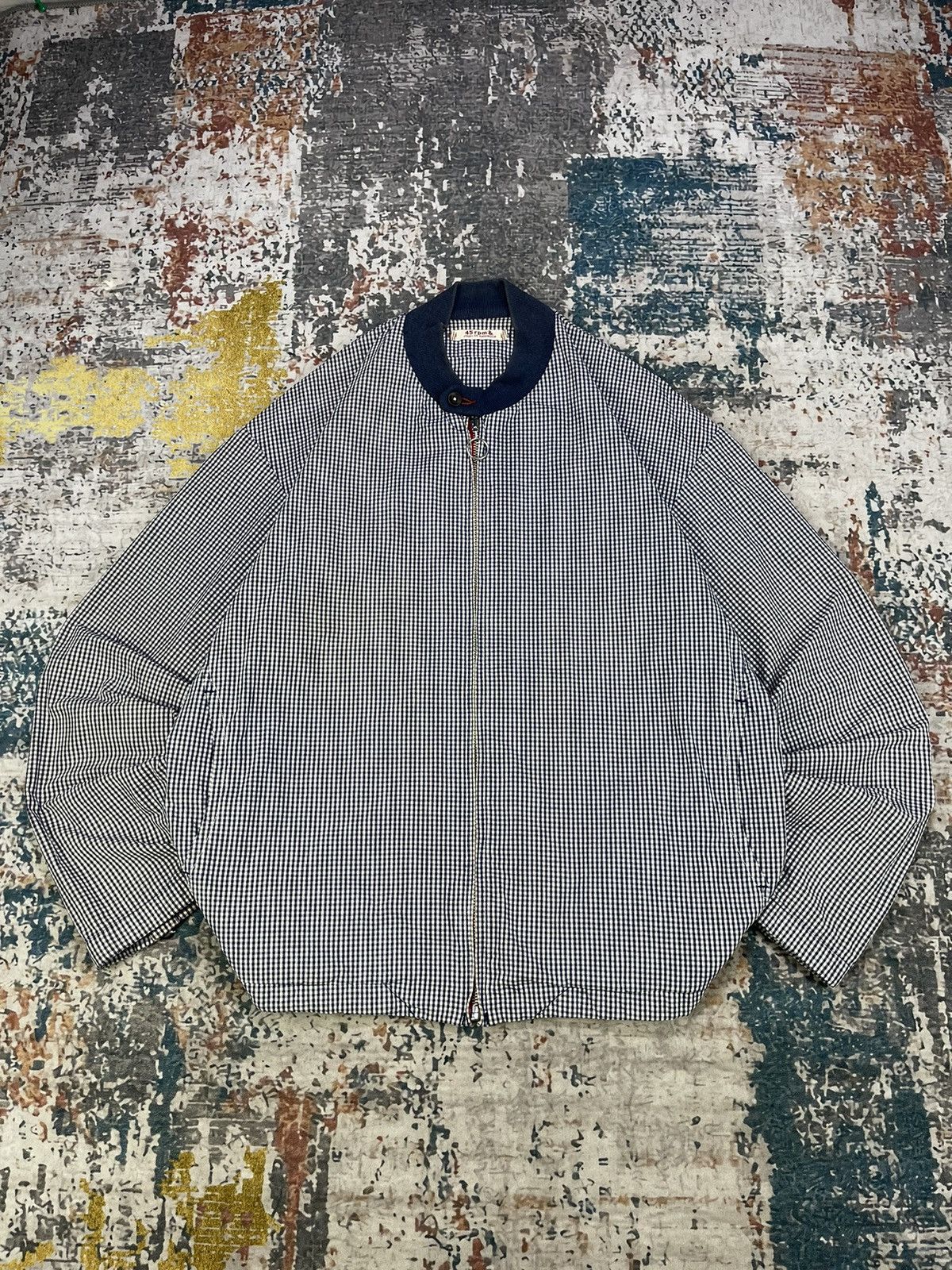 45rpm 45rpm & Joubu De Namagochi Checked Bomber Jackets Size US M / EU 48-50 / 2 - 1 Thumbnail