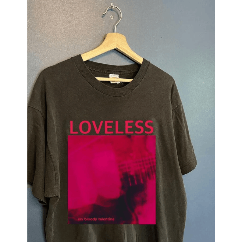 T-shirt Vintage My Bloody Valentine Grande Bande, Taille L, Occasion Parfait état, Style Y2K Fin Des Années 90