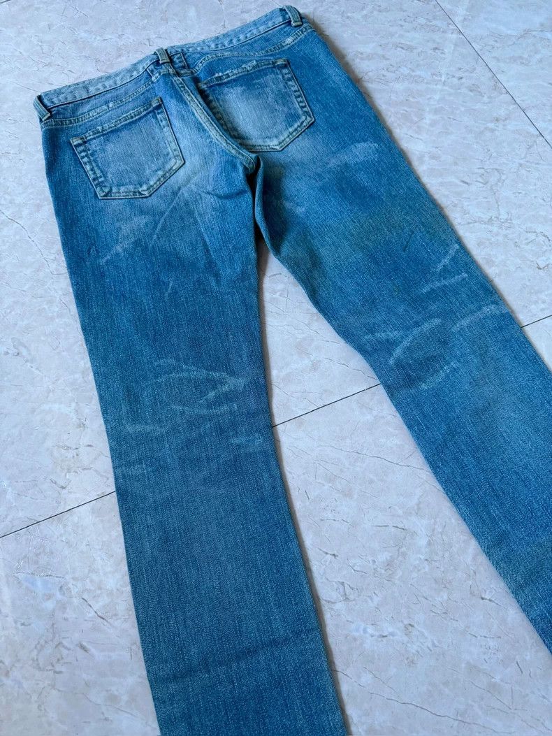 Yves Saint Laurent Saint Laurent 14SS Cat Claw Erosion Big Destruction Blue J Size US 28 / EU 44 - 5 Thumbnail