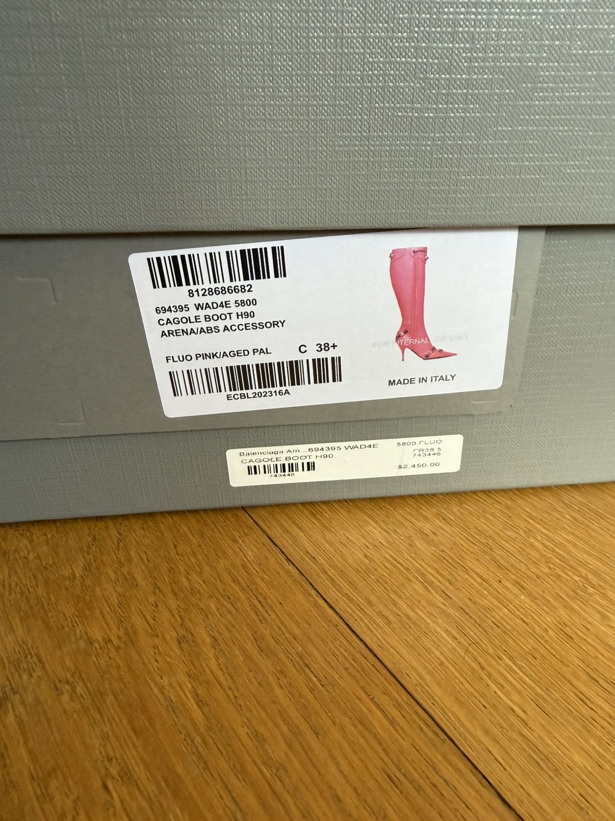 Balenciaga Balenciaga Cagole Boots - Hot Pink Size US 8.5 / IT 38.5 - 9 Thumbnail