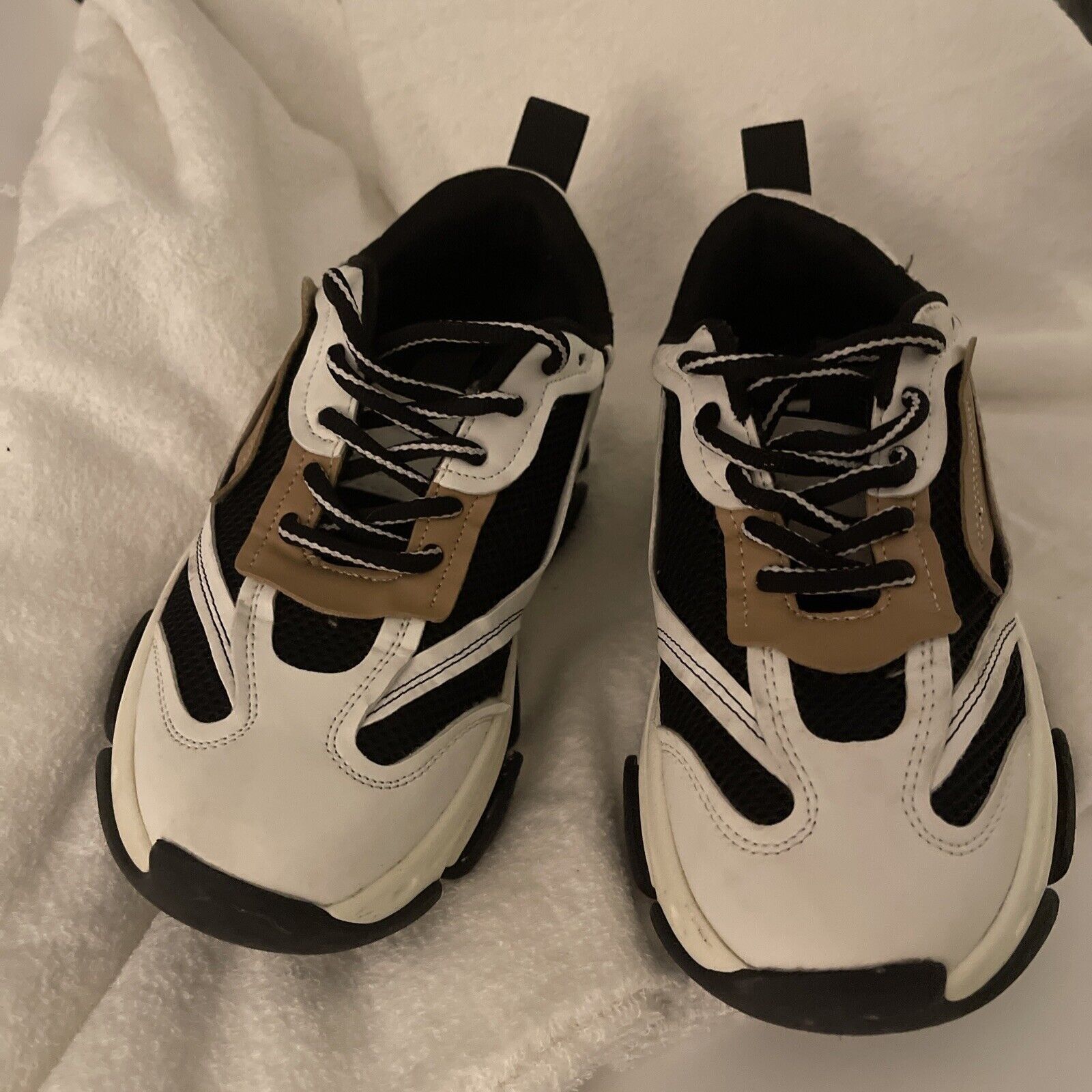 Steve Madden Steve Madden Possession Black white Tan women's Size 7.5M Size US 7.5 / IT 37.5 - 4 Thumbnail