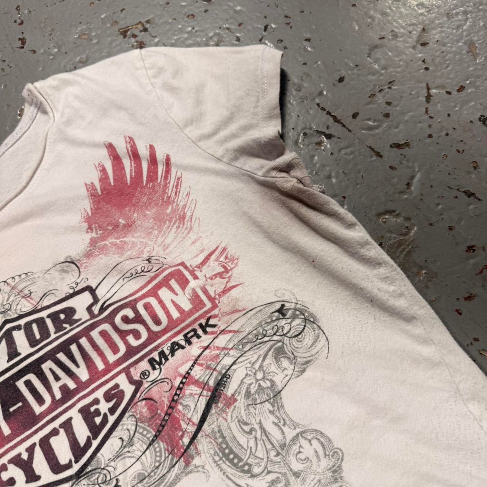 Harley Davidson Vintage harley davidson y2k womens Angel Wing Tee Size S / US 4 / IT 40 - 3 Thumbnail