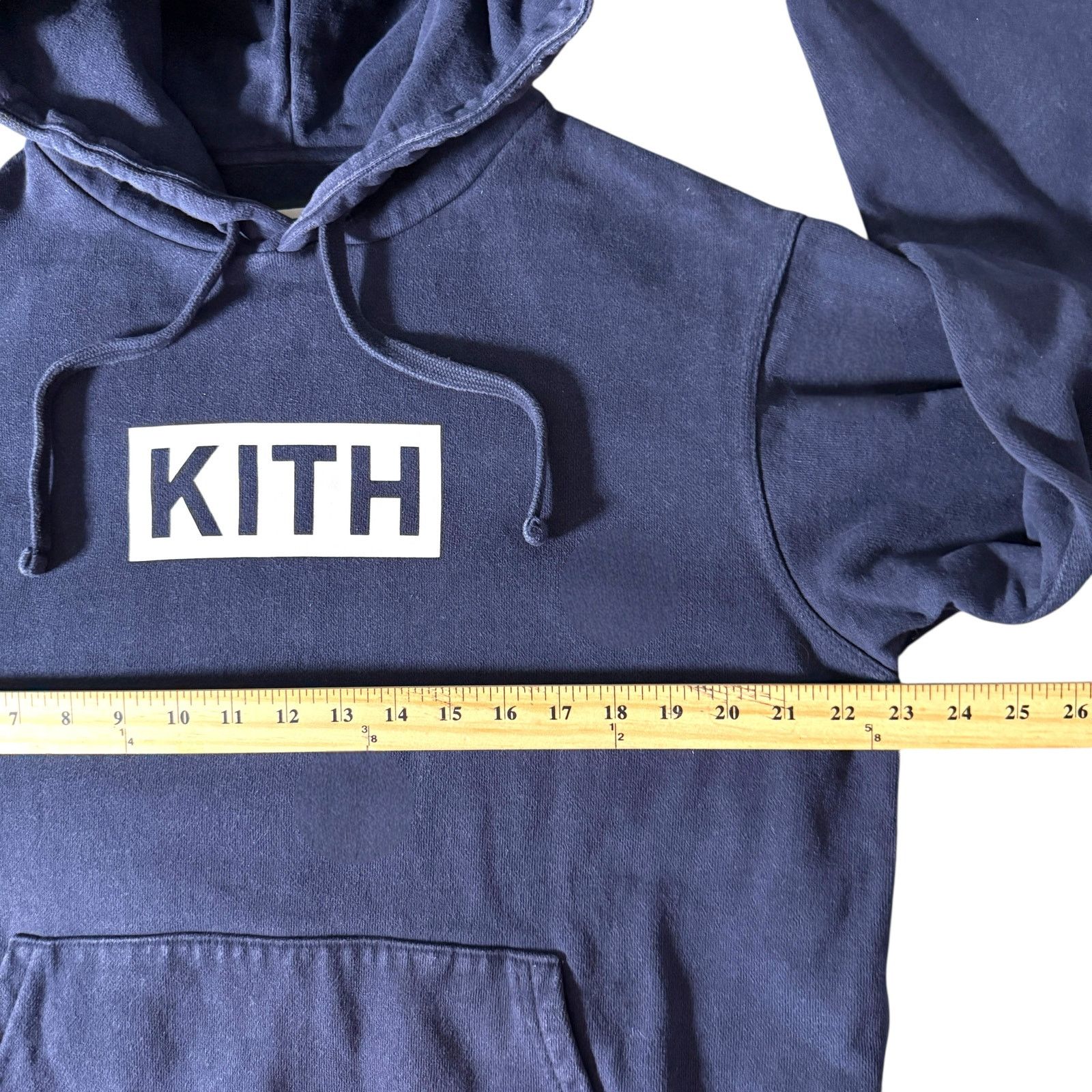 Kith KITH 2014 Navy Box Logo Hoodie Mens S - Collector RN# 140659 Size US S / EU 44-46 / 1 - 14 Thumbnail