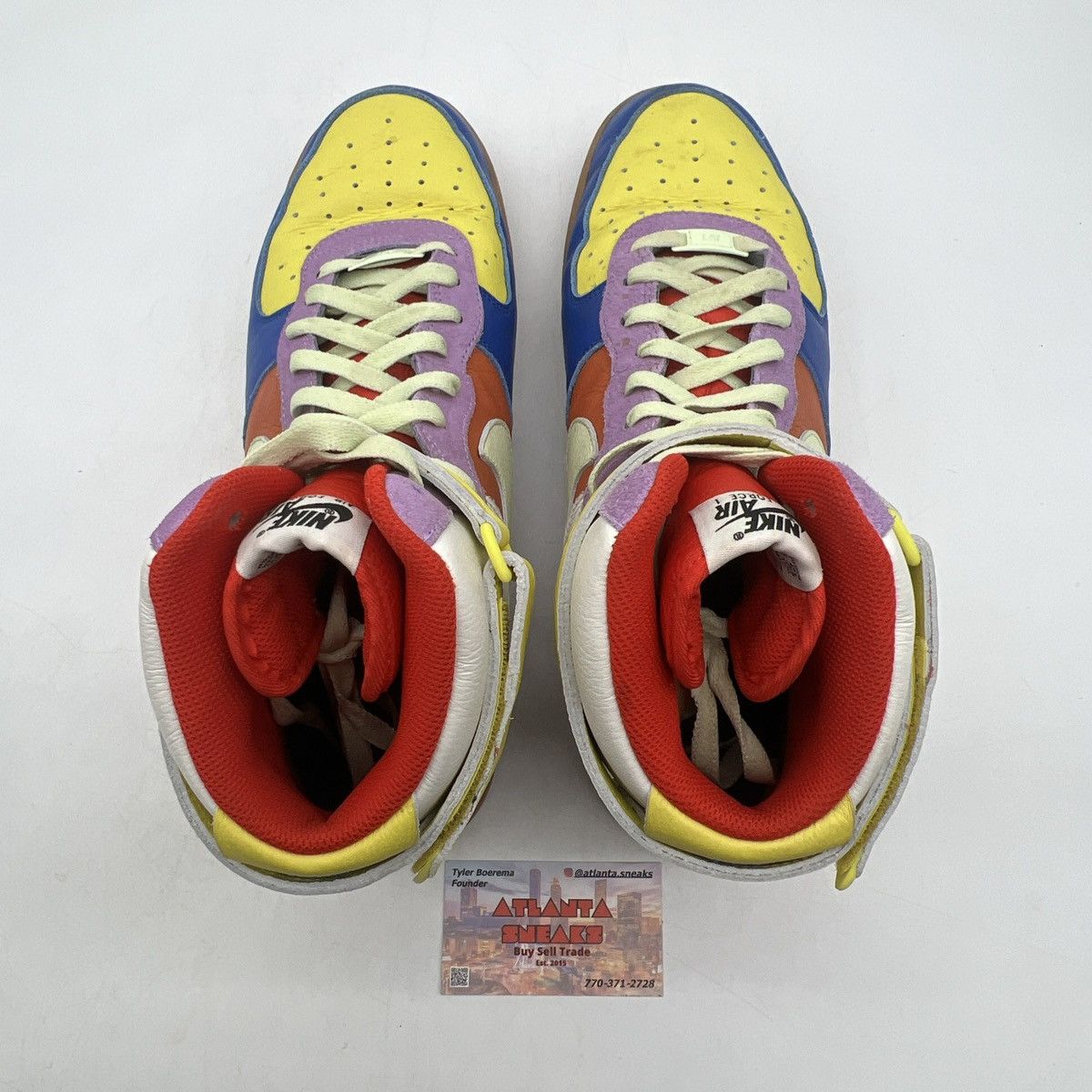 Nike Nike is Nike by you Air Force 1 high multi color Size US 13 / EU 46 - 6 Thumbnail